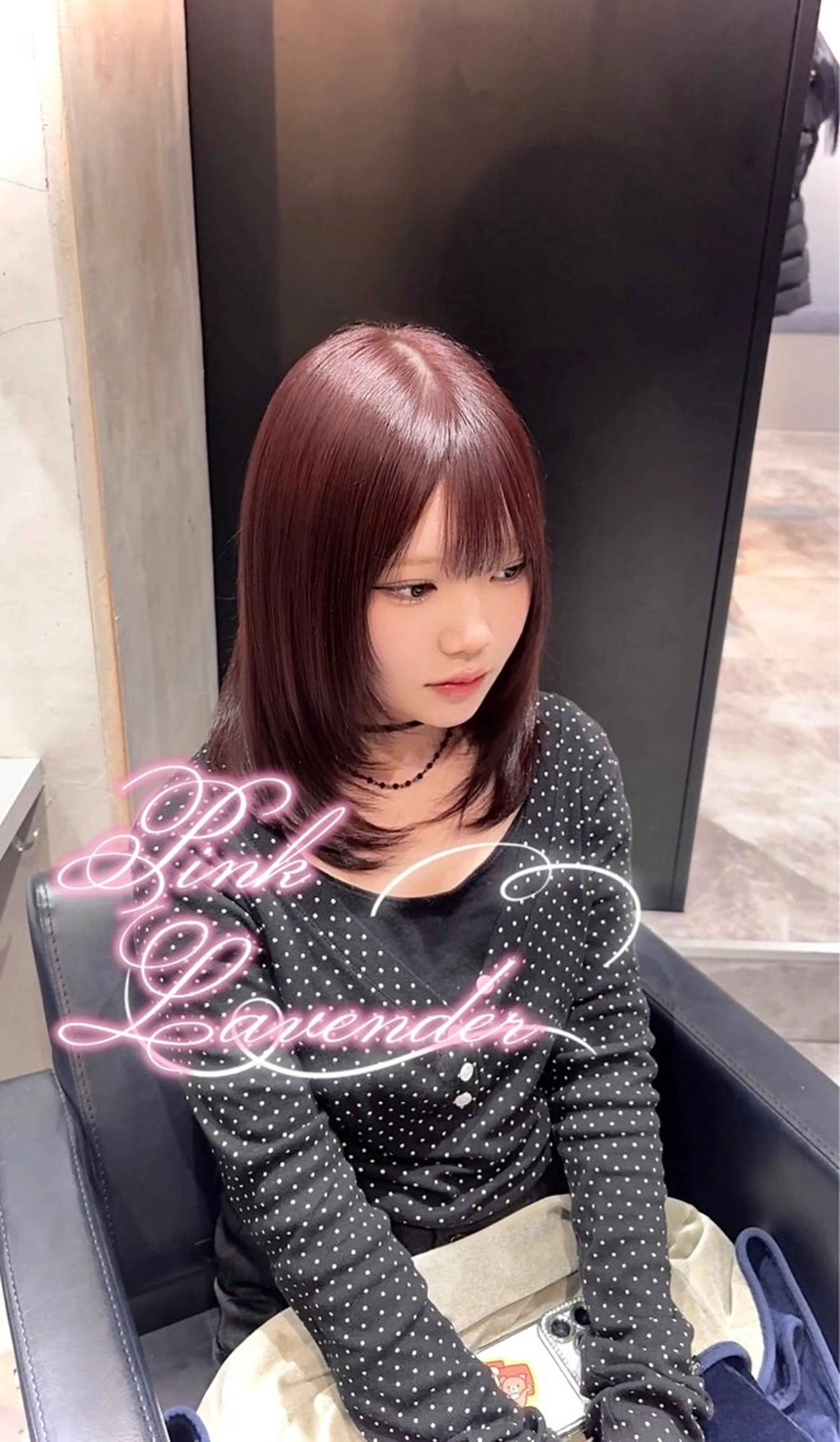 ミディアム ヘアカラー トリートメント 新宿♡暖色カラー/ エクステ/スズ🍒のヘアスタイル