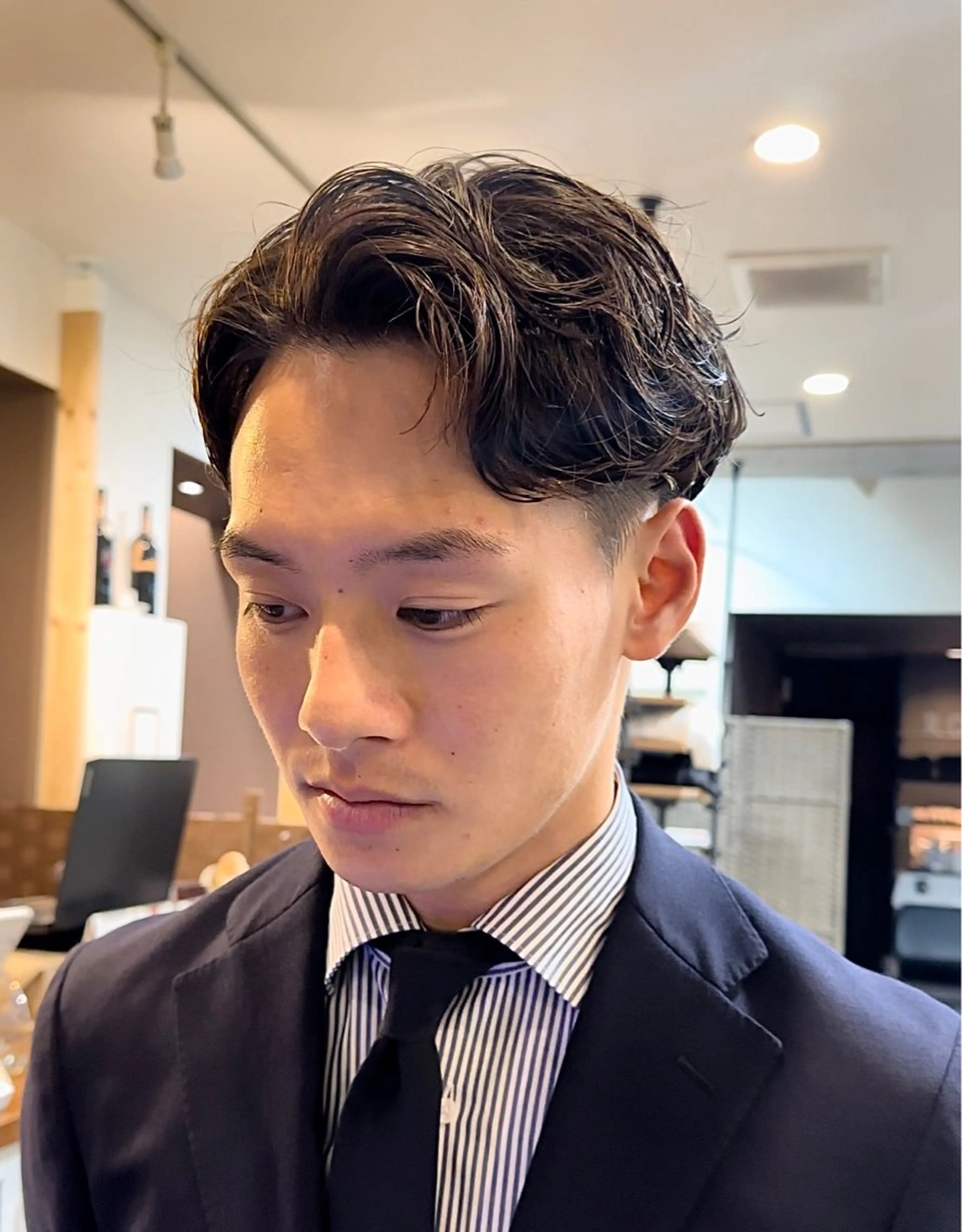 パーマ メンズ ビジネス メンズパーマ カット パーマ 年間2000名担当◎ パーマ職人/仲原佑樹のヘアスタイル
