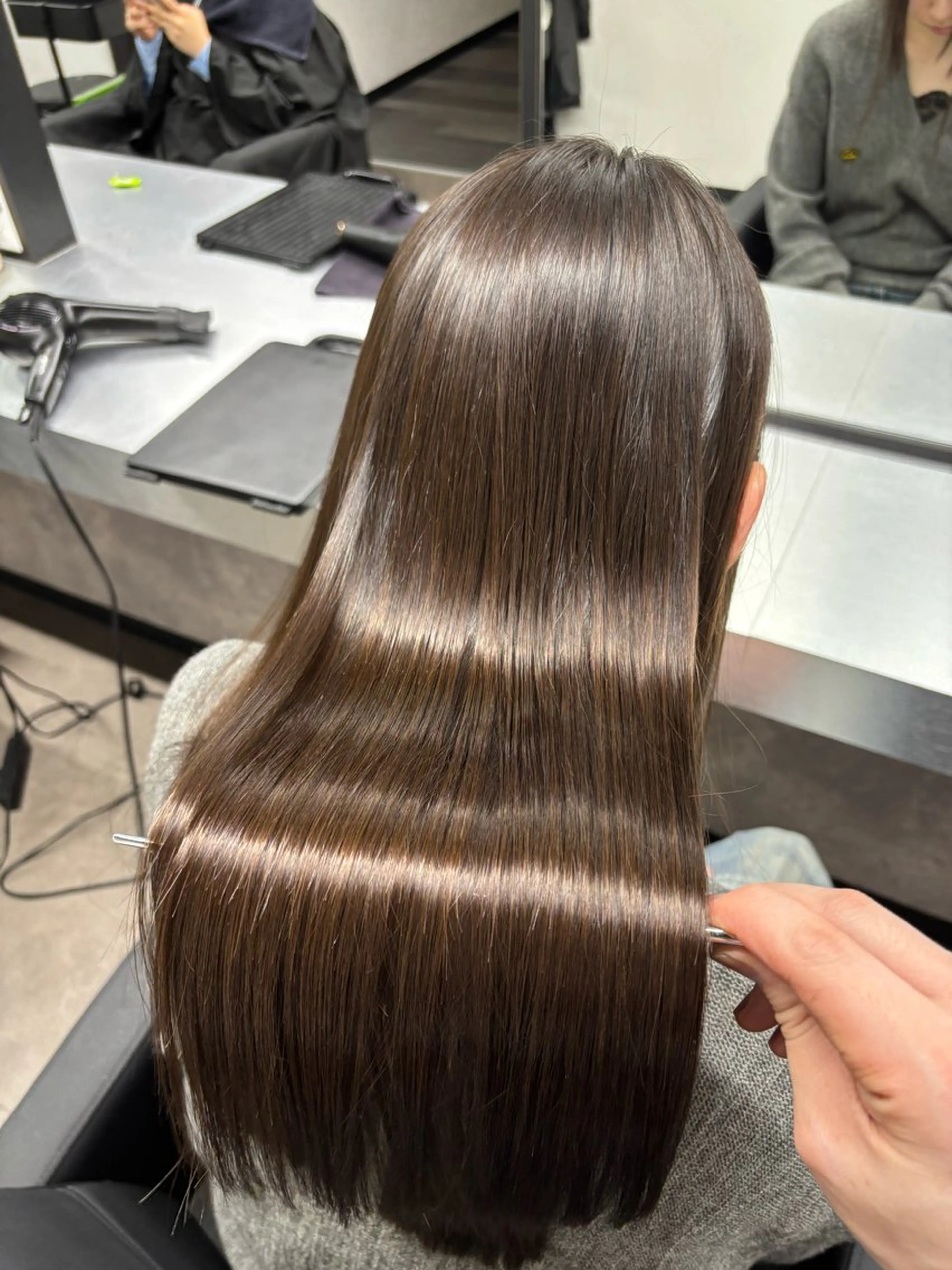 ロング カット 縮毛矯正 トリートメント 【美髪/艶縮毛矯正】 ☘️Taketo☘️のヘアスタイル