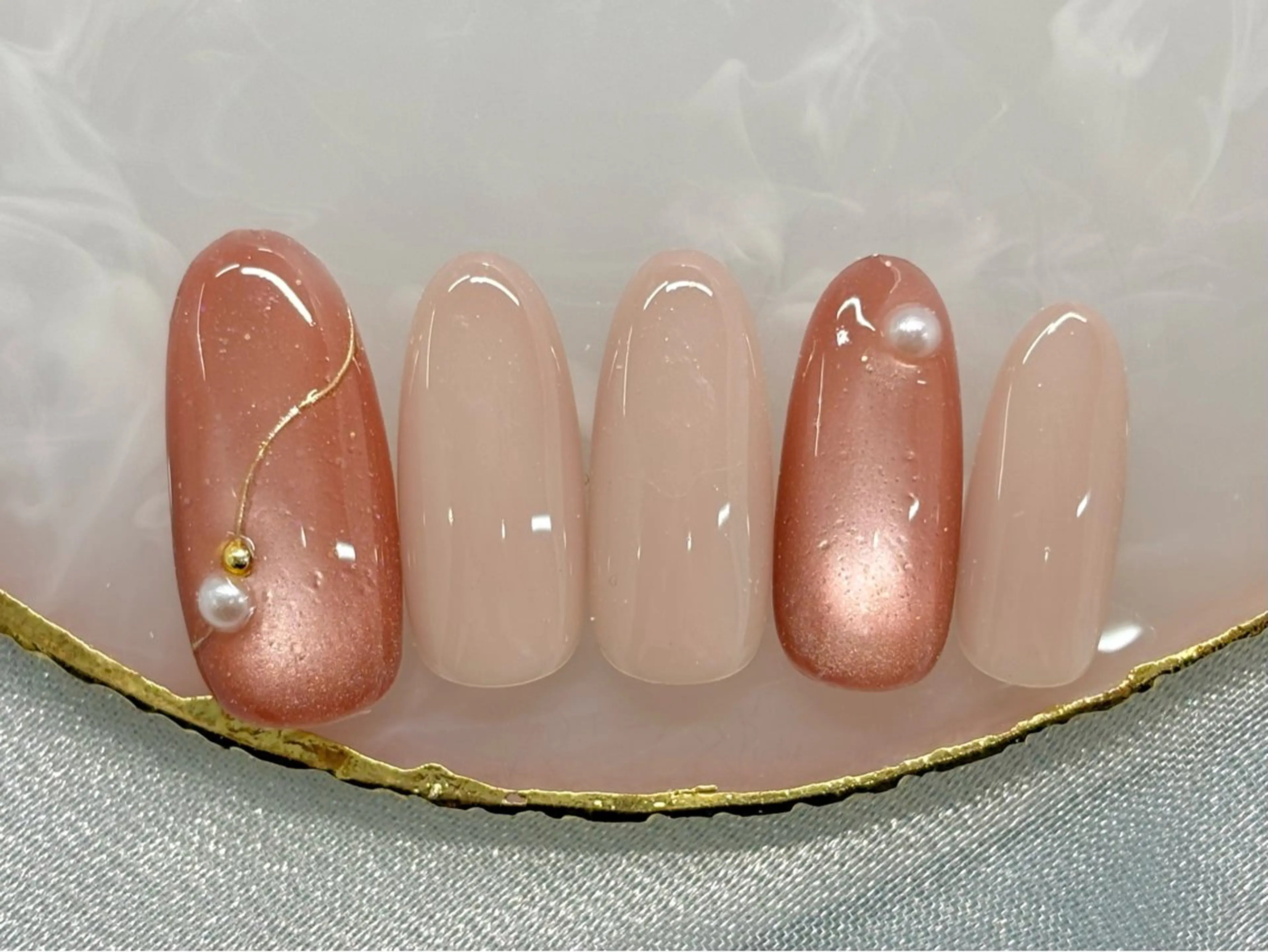 ネイル ハンドネイル rairiaharu パラジェルのネイルデザイン