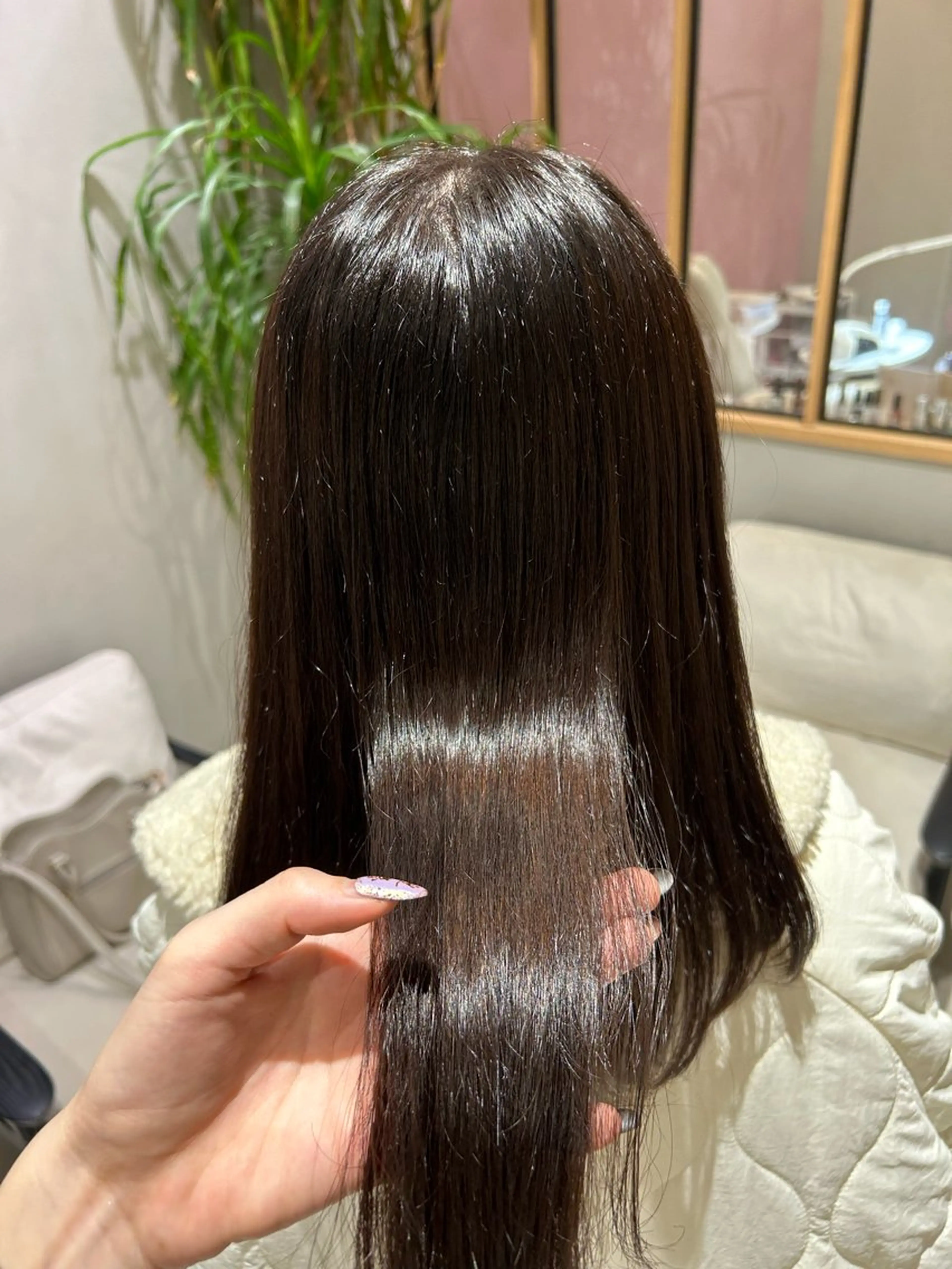 ミディアム カラー ヘアカラー Marin🫐/ 名駅/レイヤーカットのヘアスタイル