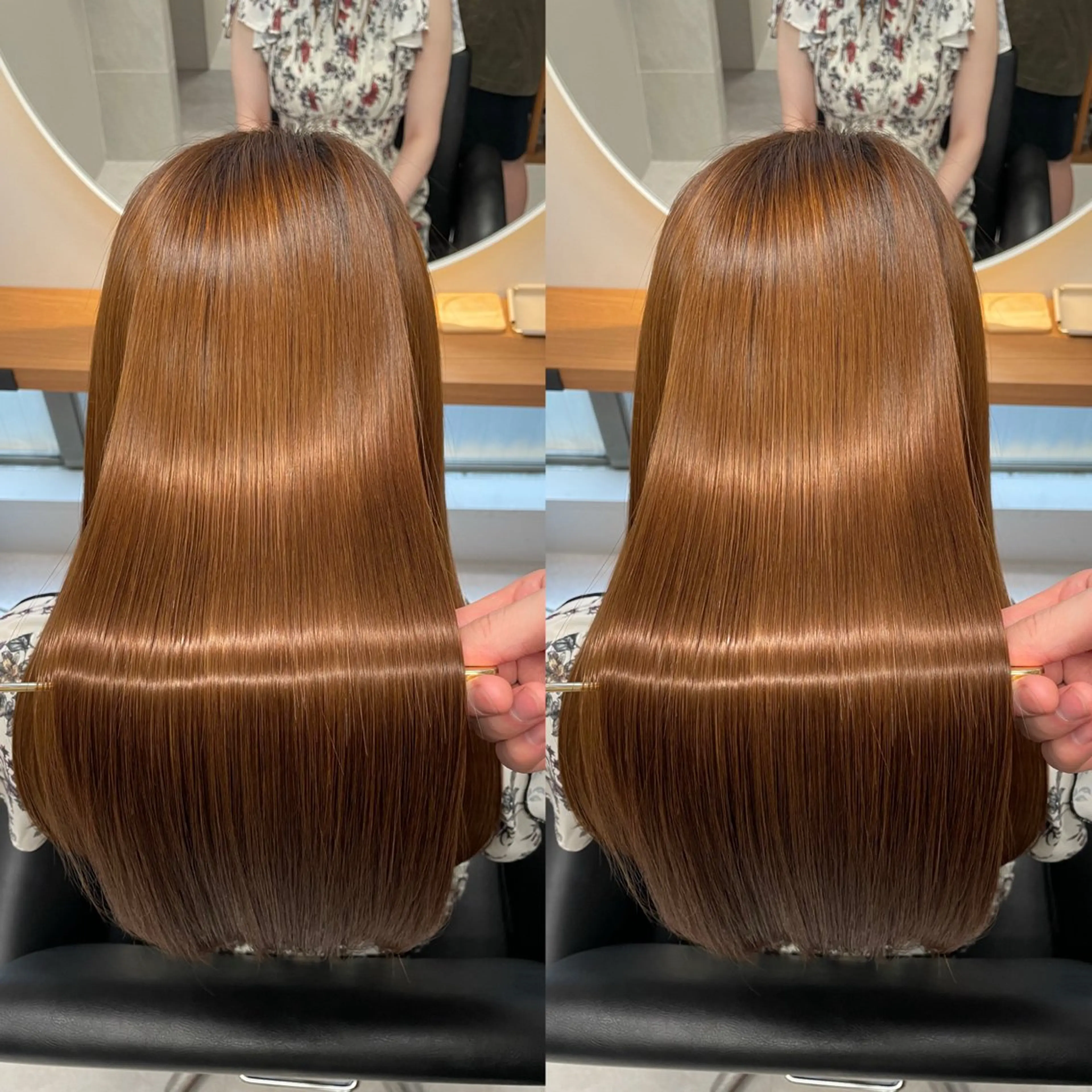 セミロング 髪質改善／韓国風 恵比寿/Renのヘアスタイル