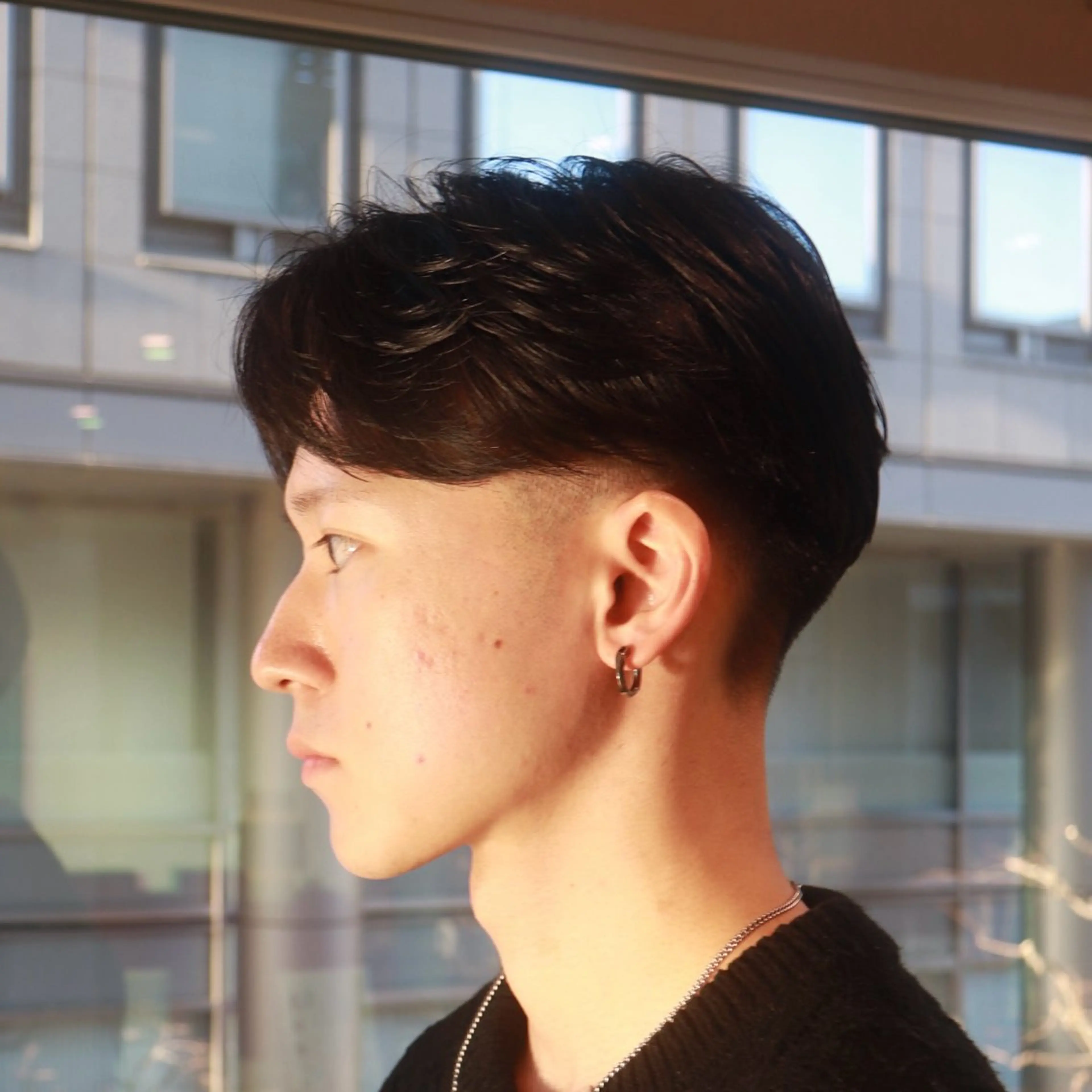 パーマ メンズ フェードカット メンズパーマ ニュアンスパーマ カット パーマ Yamada Ami🪐のヘアスタイル