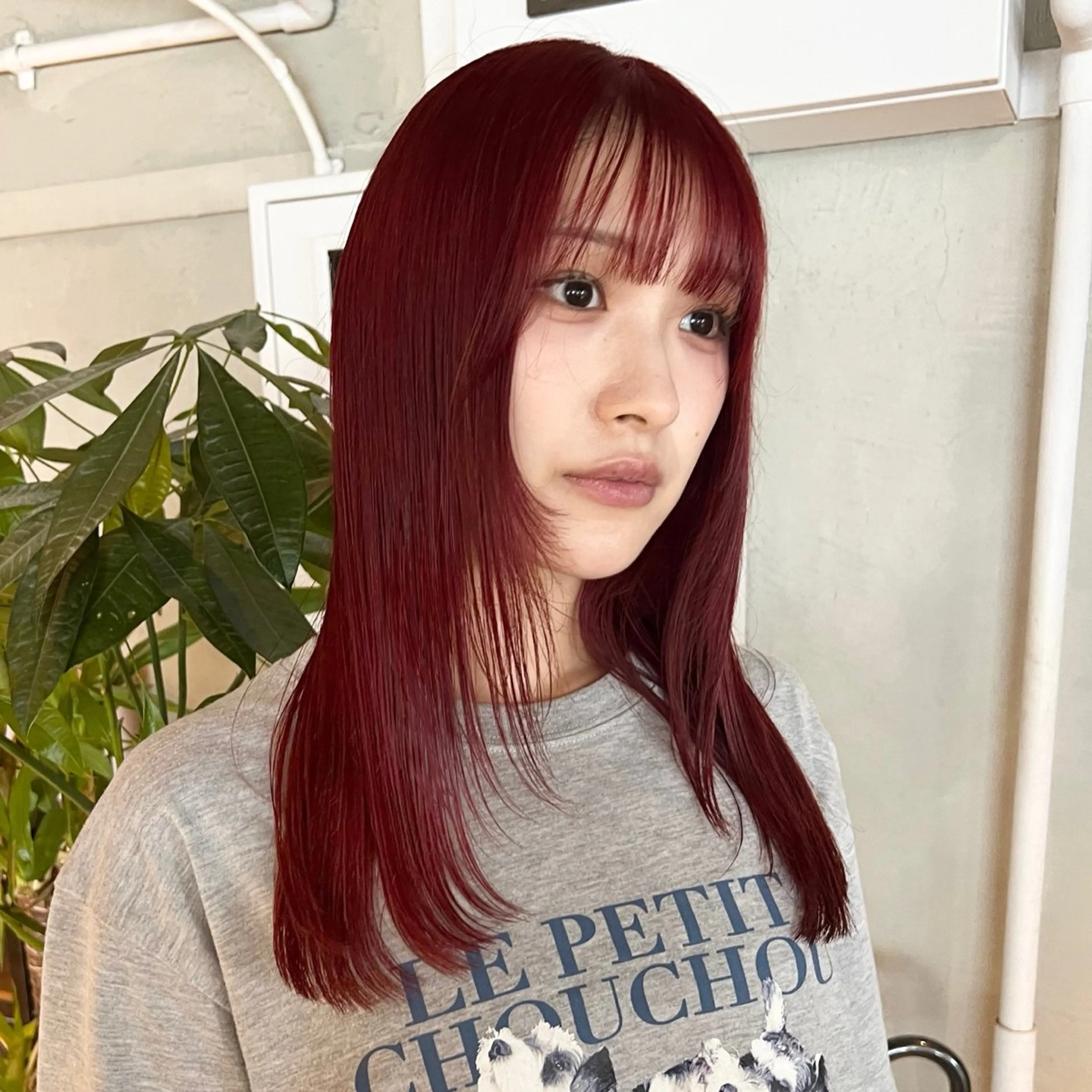 ミディアム カラー ヘアカラー トリートメント 🥃まろやかカラー/ ボブ🥃yujiroのヘアスタイル