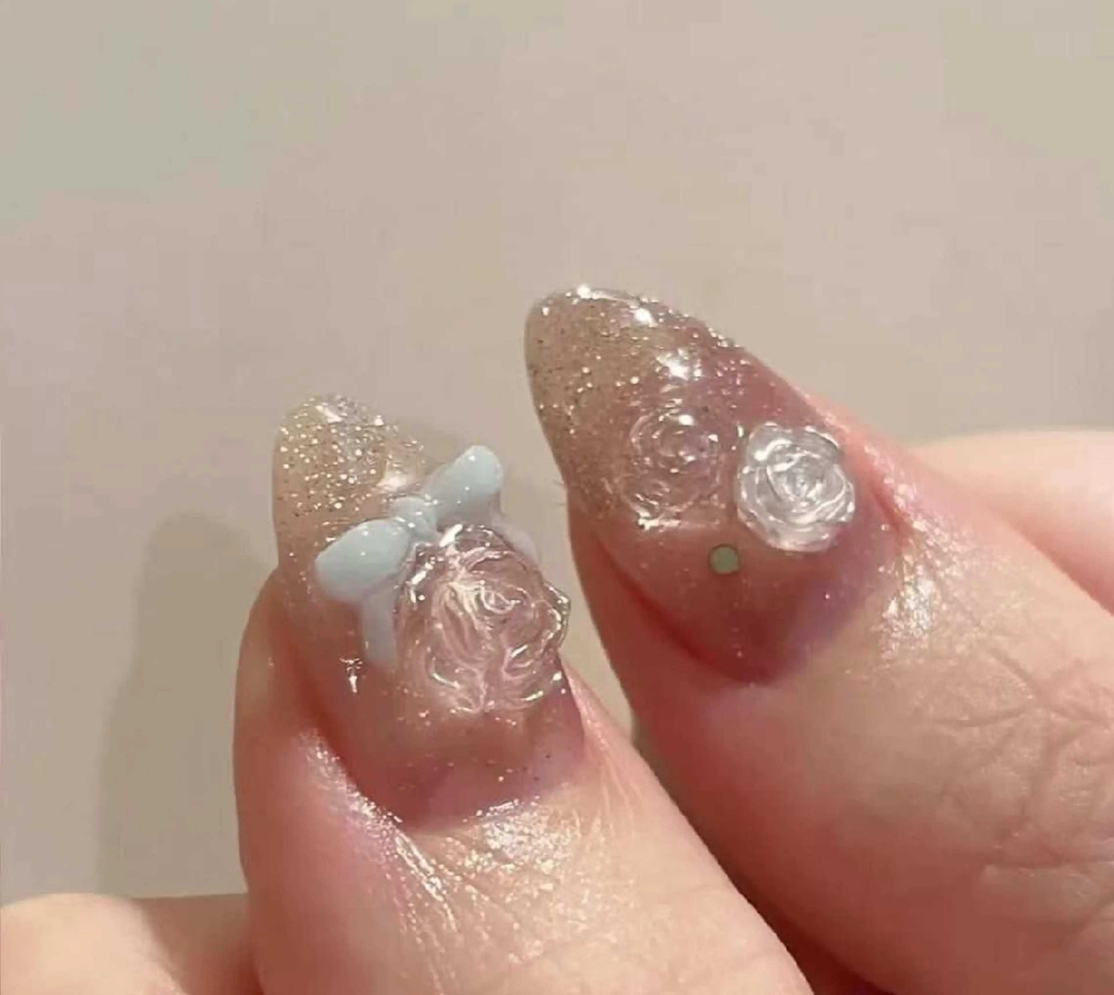 ネイル オーロラネイル フラワーネイル フットネイル フレンチネイル ジェルネイル ハンドネイル Oomiya 服部のネイルデザイン