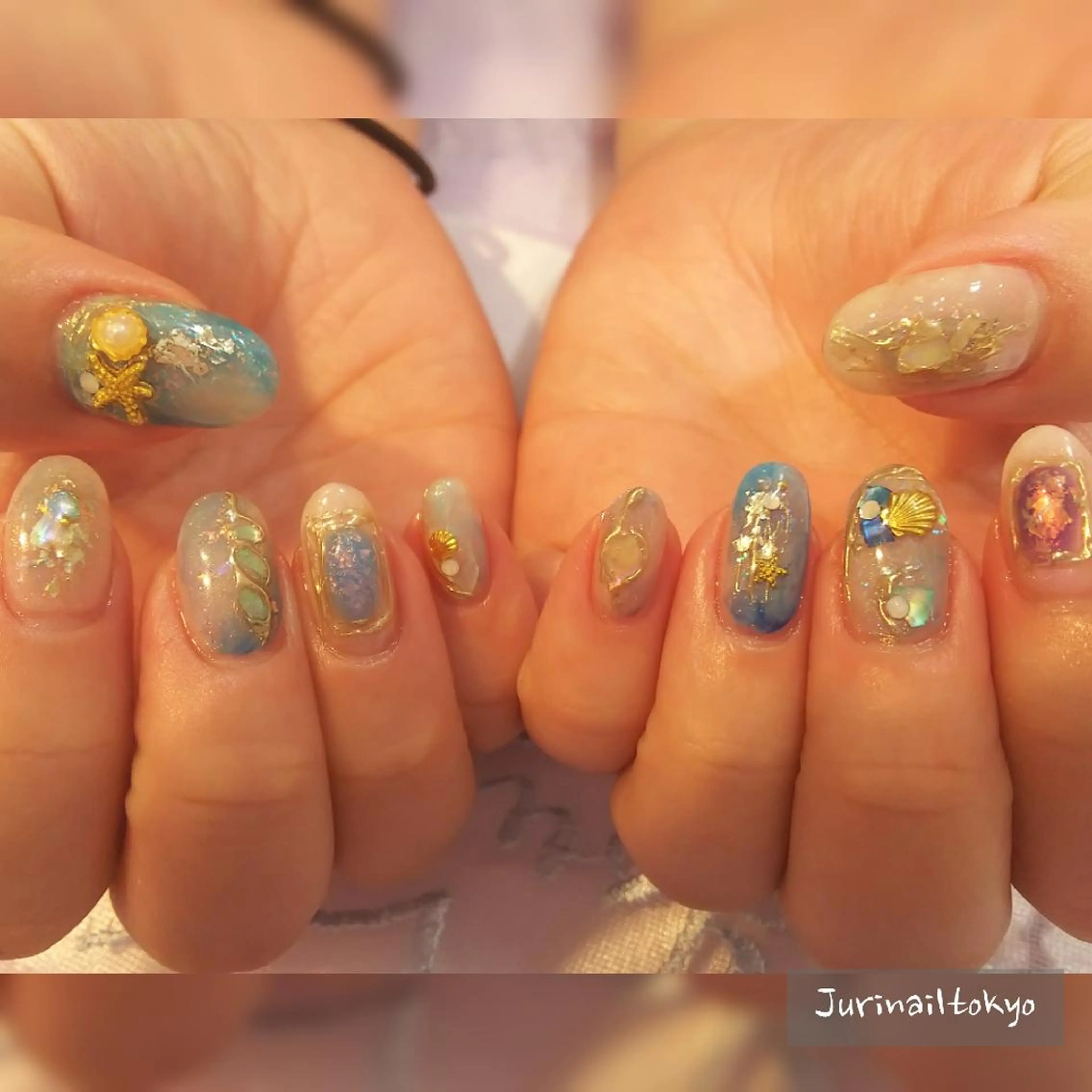 ネイル ハンドネイル ハンドケア jurinail tokyoのネイルデザイン