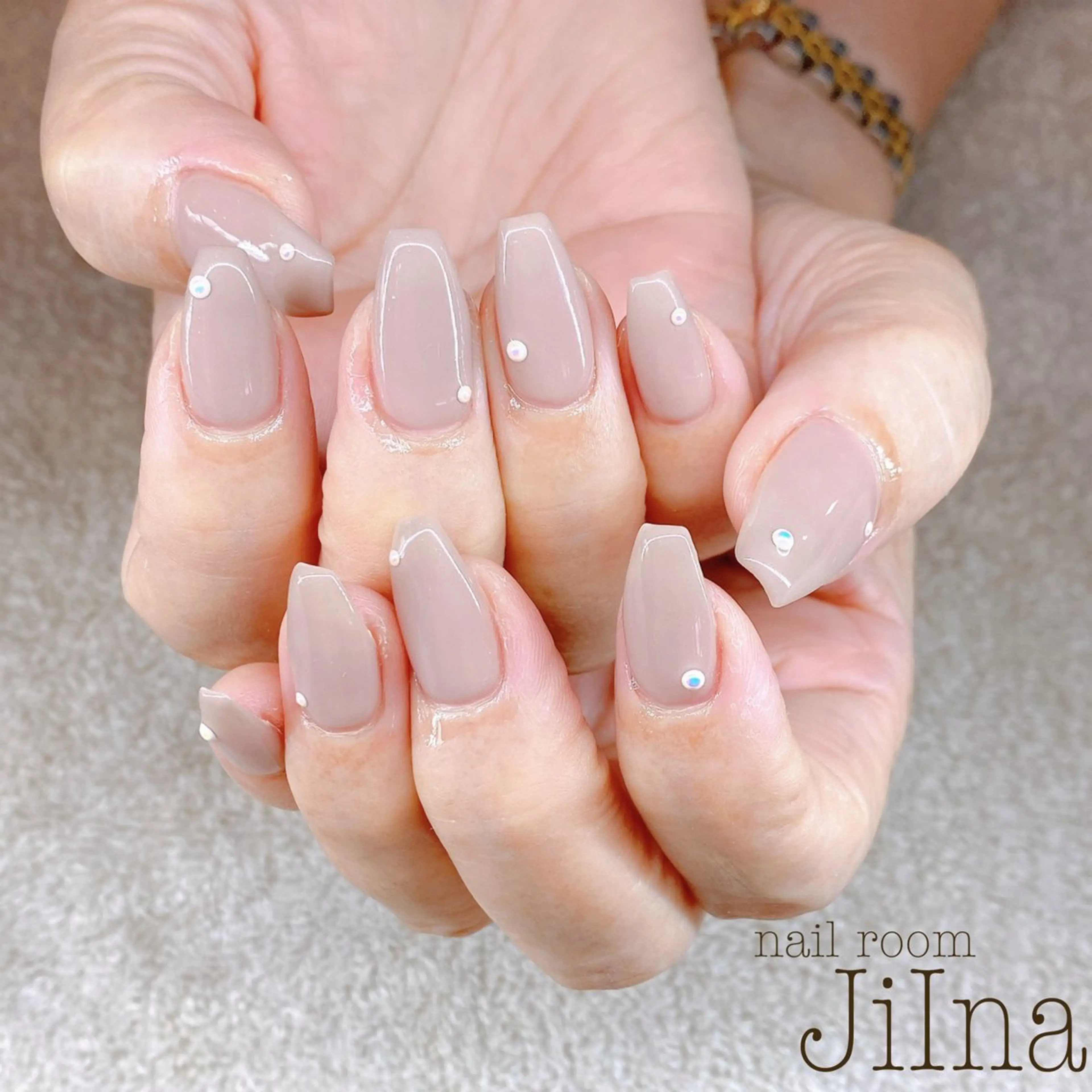 ネイル ワンカラーネイル JiIna nailのネイルデザイン
