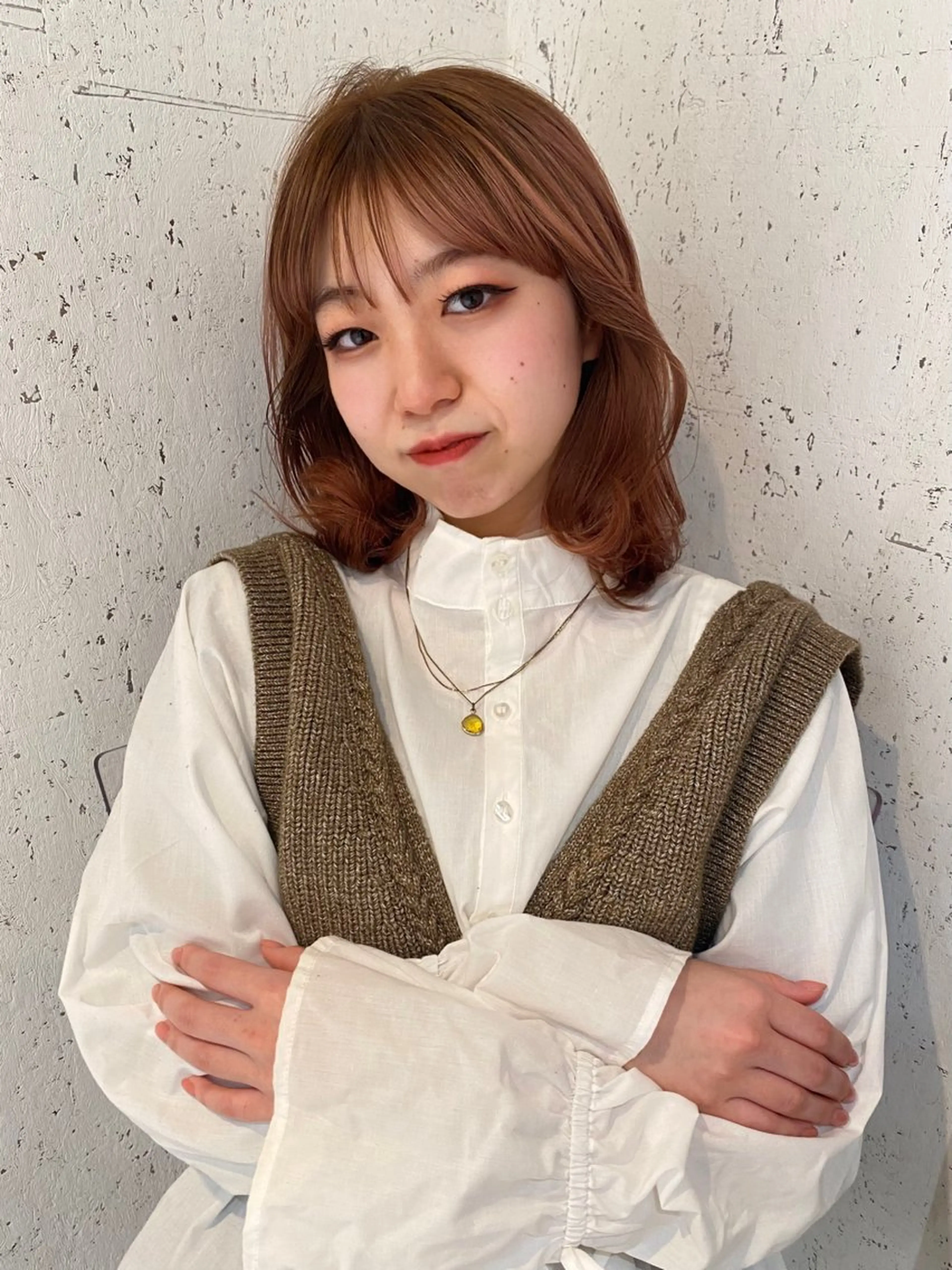 ショート カラー ブラウンカラー カット ヘアカラー トリートメント mai / linoah˚✧のヘアスタイル