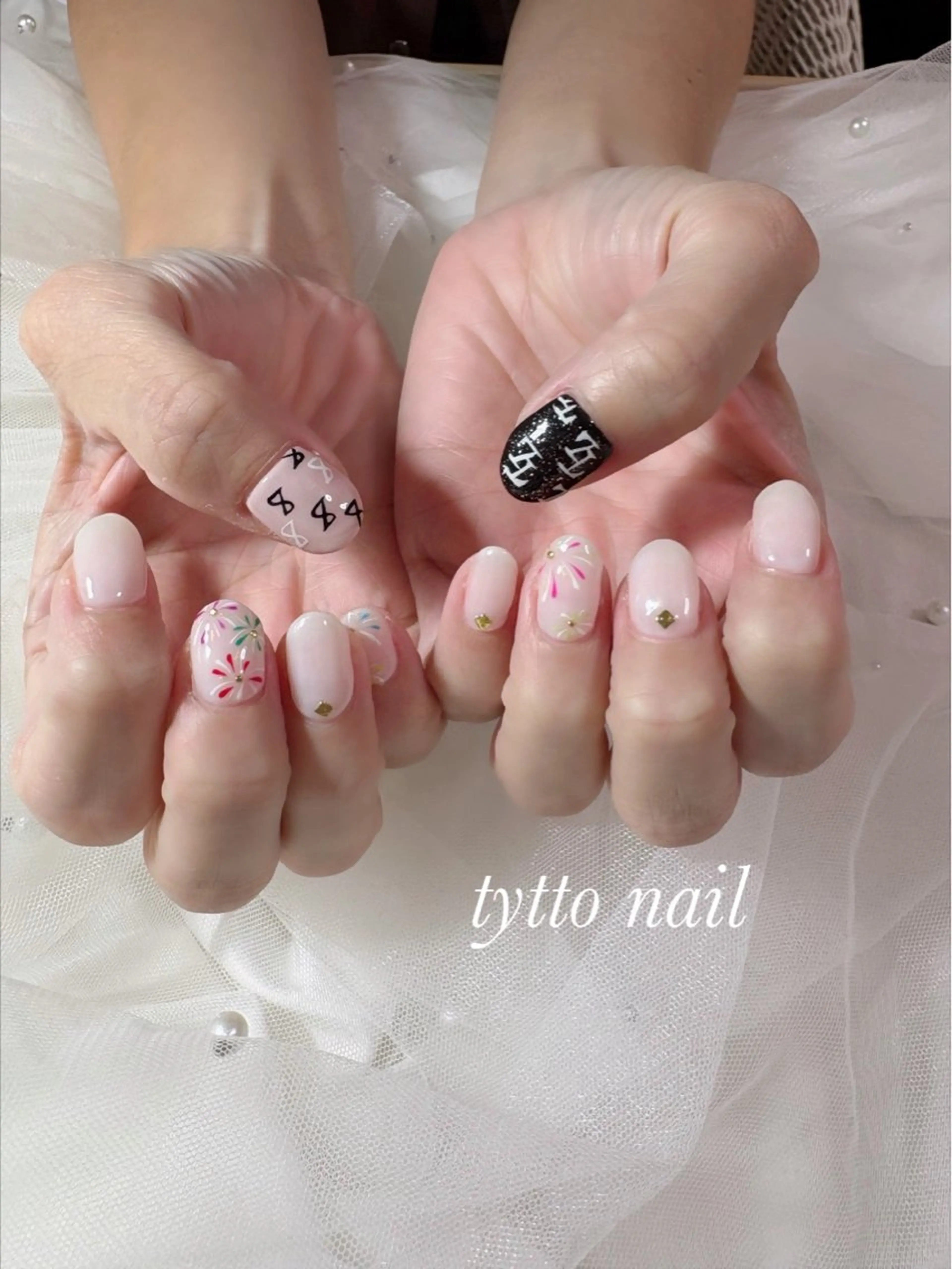 ネイル 韓国ネイル ハンドネイル tytto nail ❤︎‪‪eri‪‪のネイルデザイン