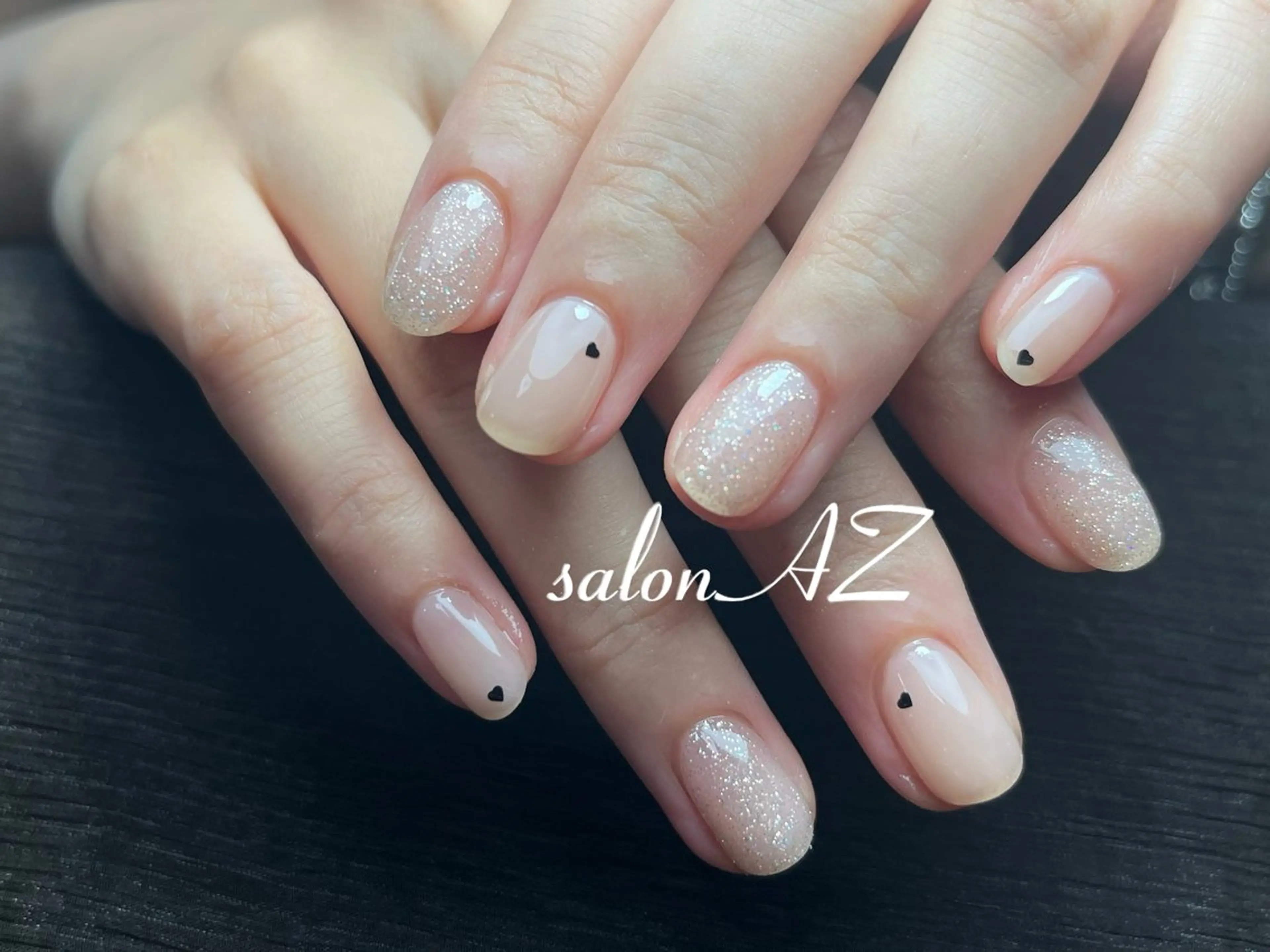 ネイル アートネイル 長さ出し フットネイル フレンチネイル ジェルネイル salon AZのネイルデザイン
