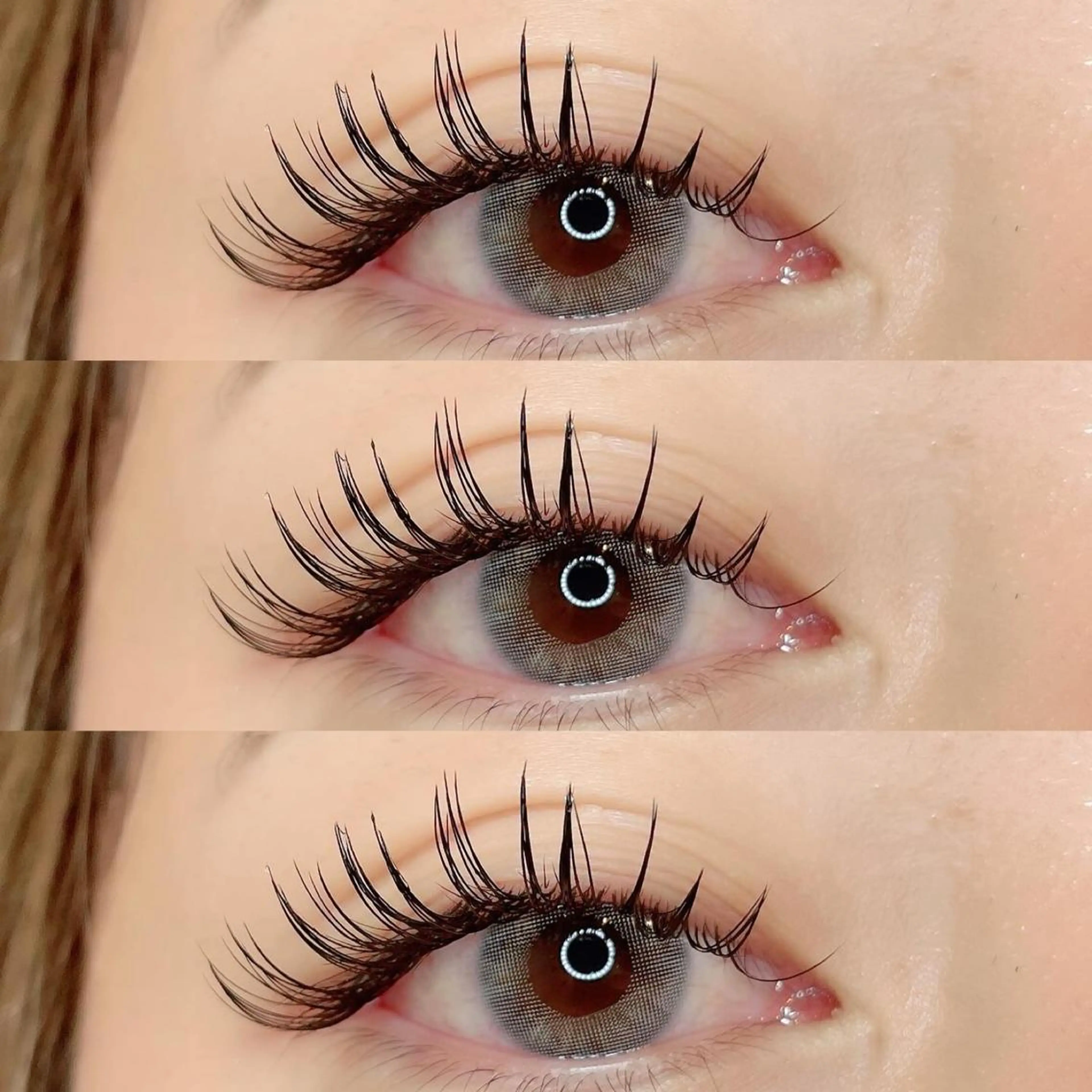 抗菌 まつげエクステ100本 𖤐 ̖́-の写真