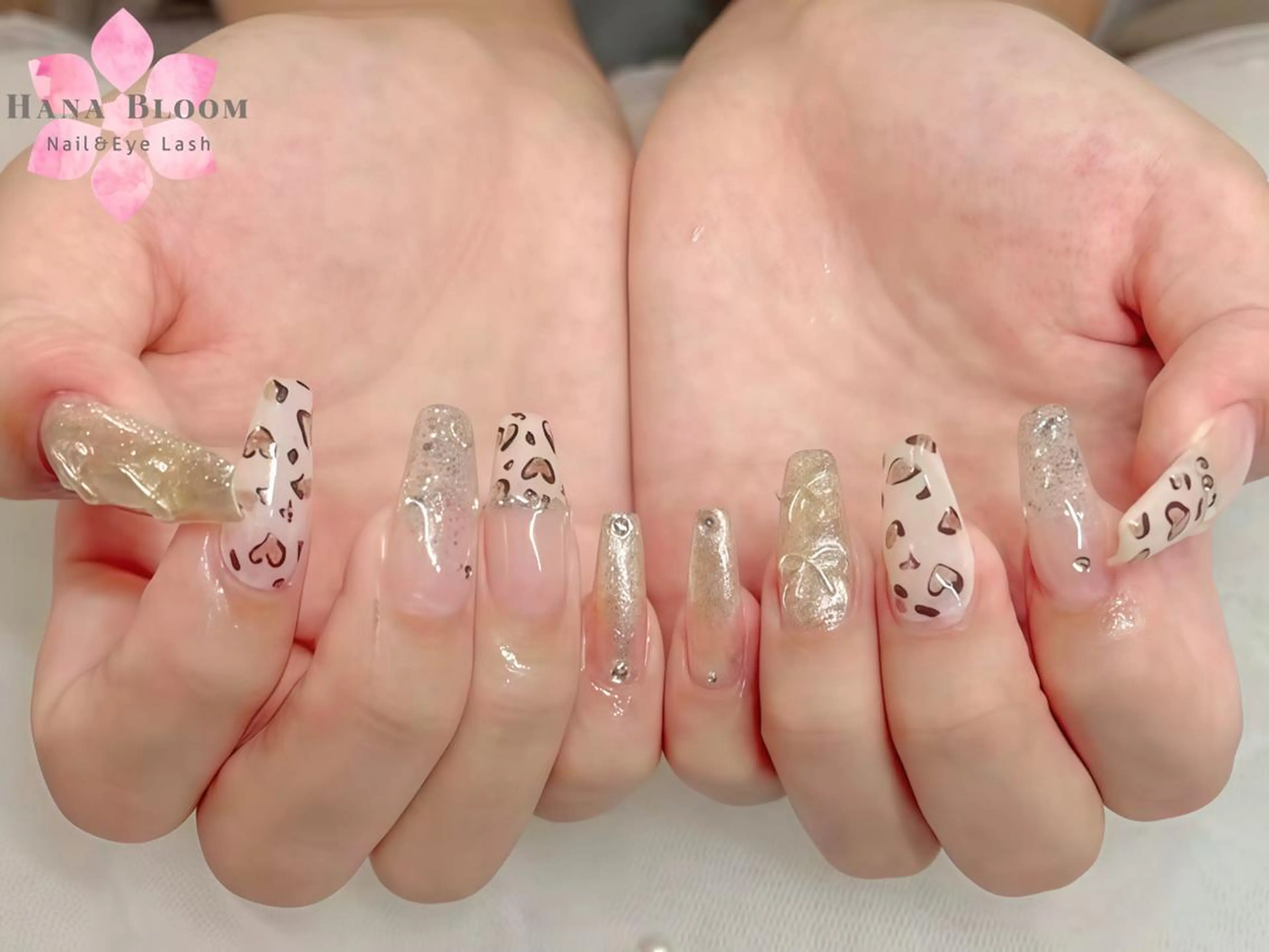ネイル 長さ出し ジェルネイル 韓国ネイル 持ち込み パラジェル ハンドネイル ハンドケア Hana Bloom Nail💜Akiのネイルデザイン
