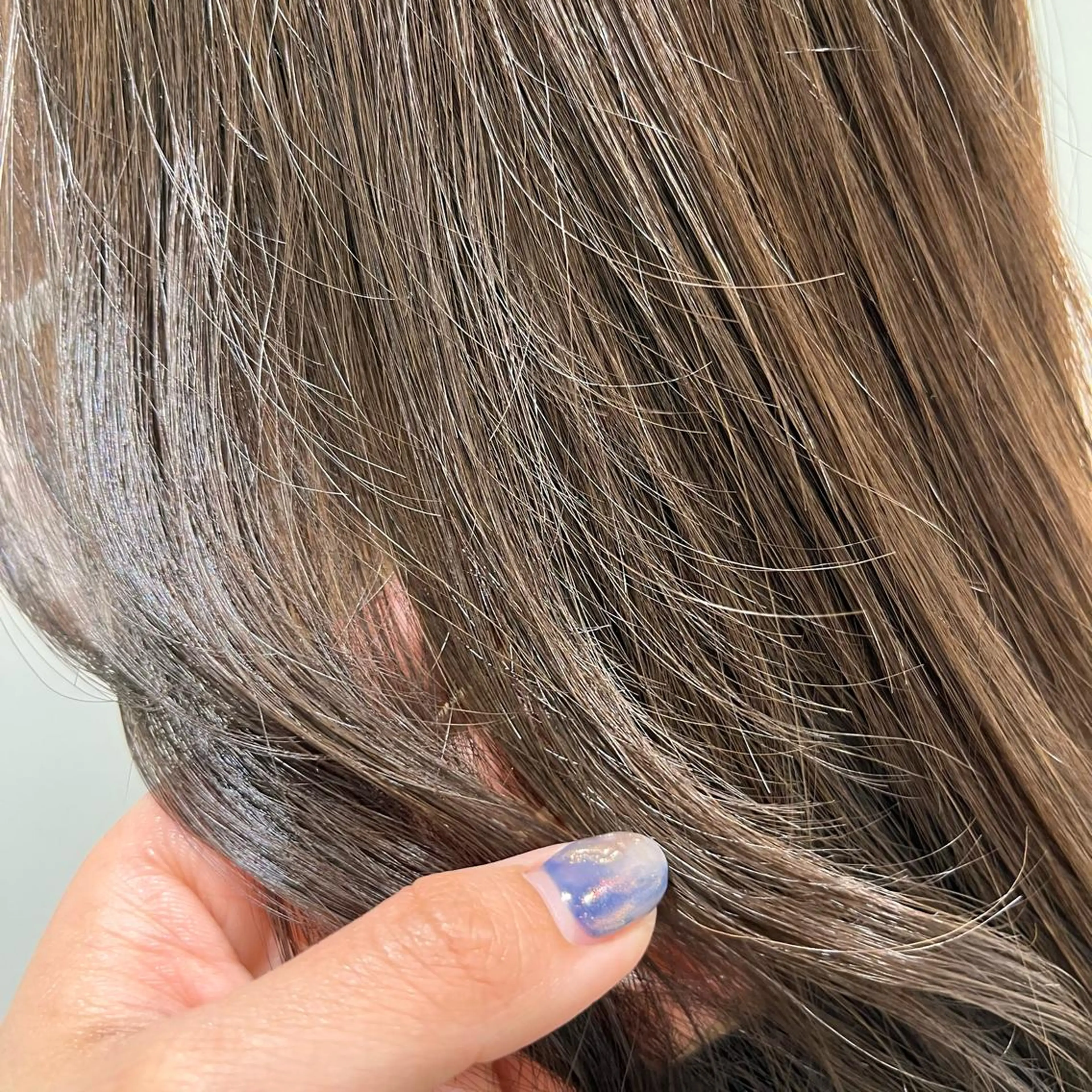 ミディアム カラー グレージュ 【メンズ縮毛矯正/ Ryokaのヘアスタイル