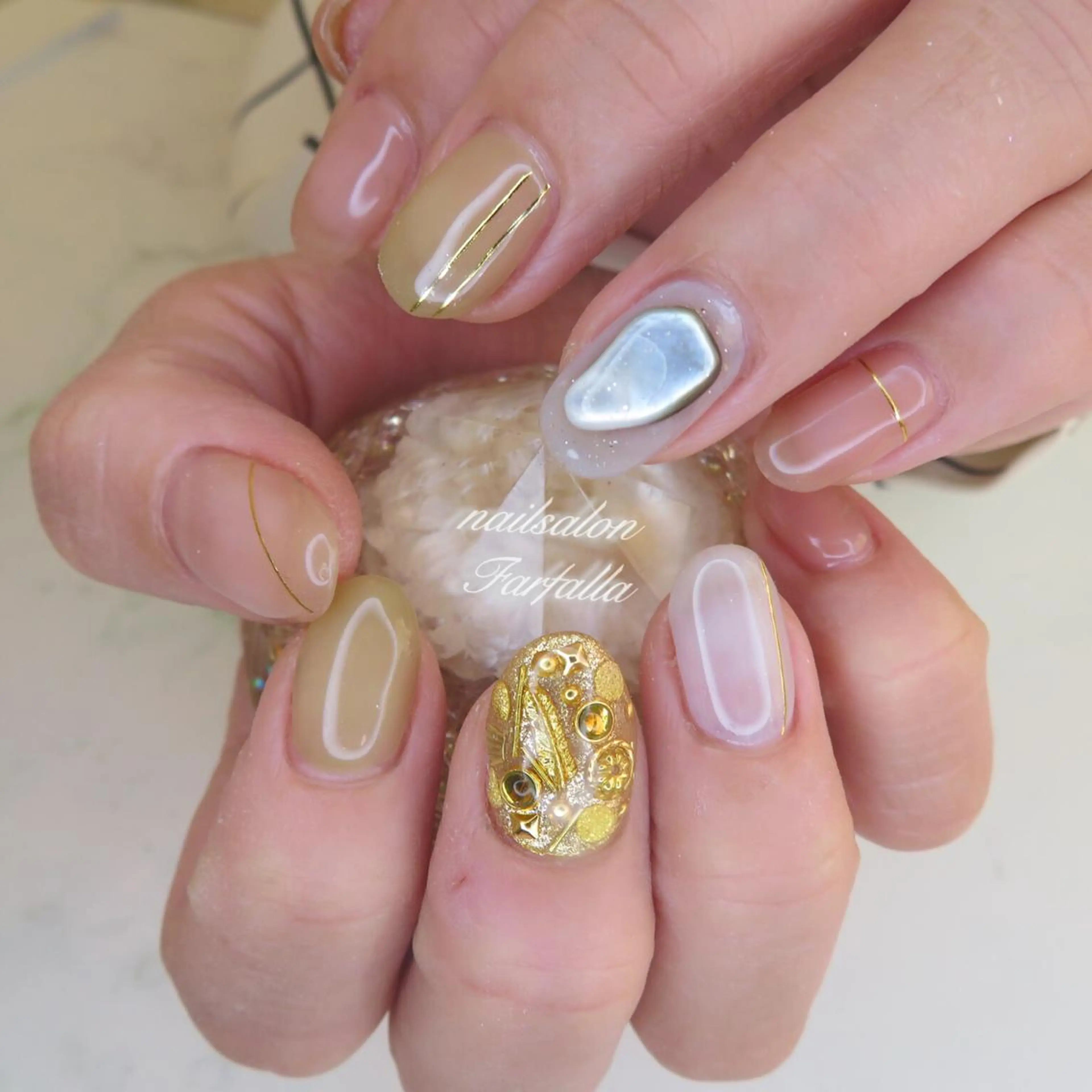 ネイル Farfalla Kieのネイルデザイン