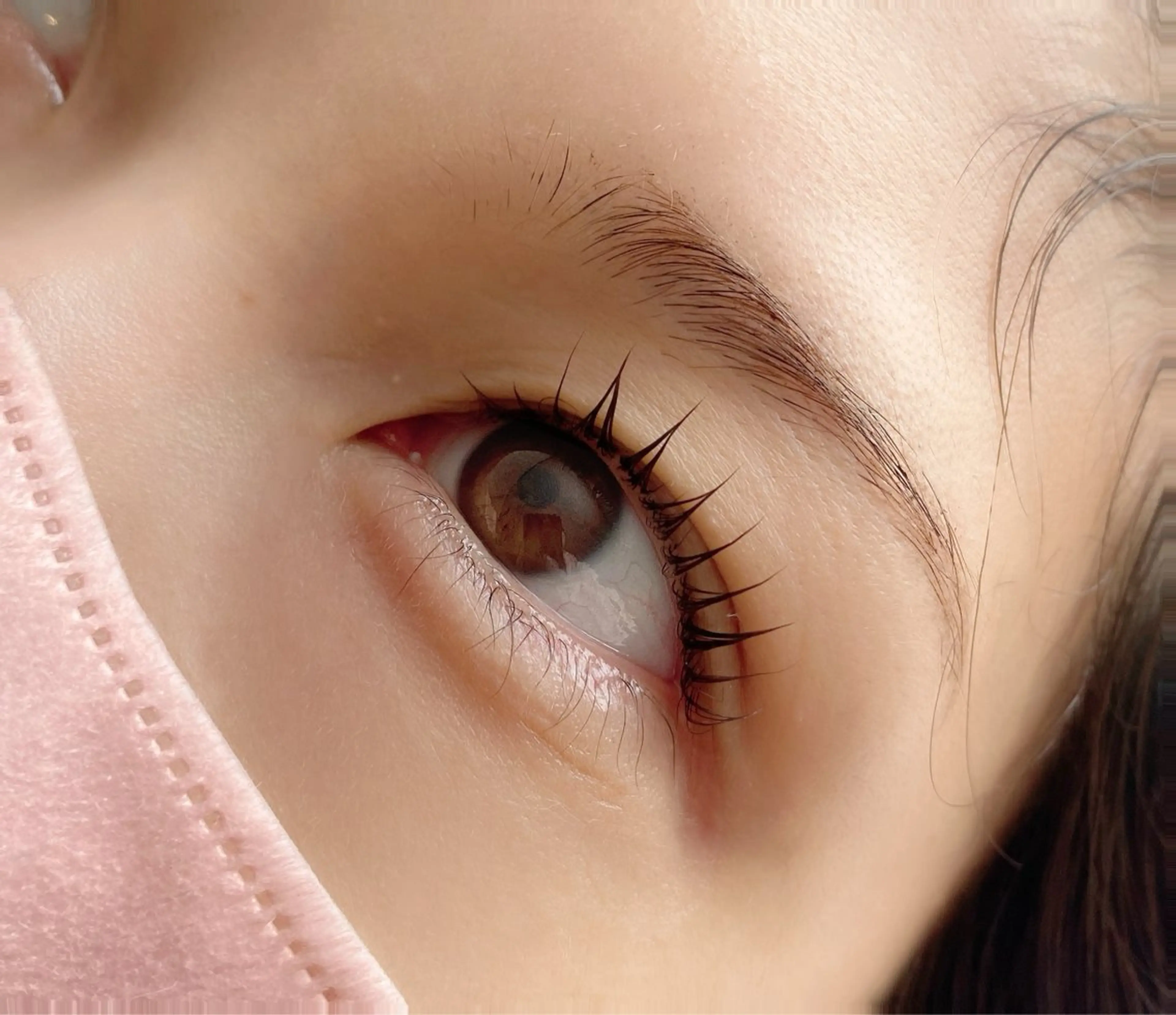 おめめパチパチまつ毛パーマ👀🧡の写真