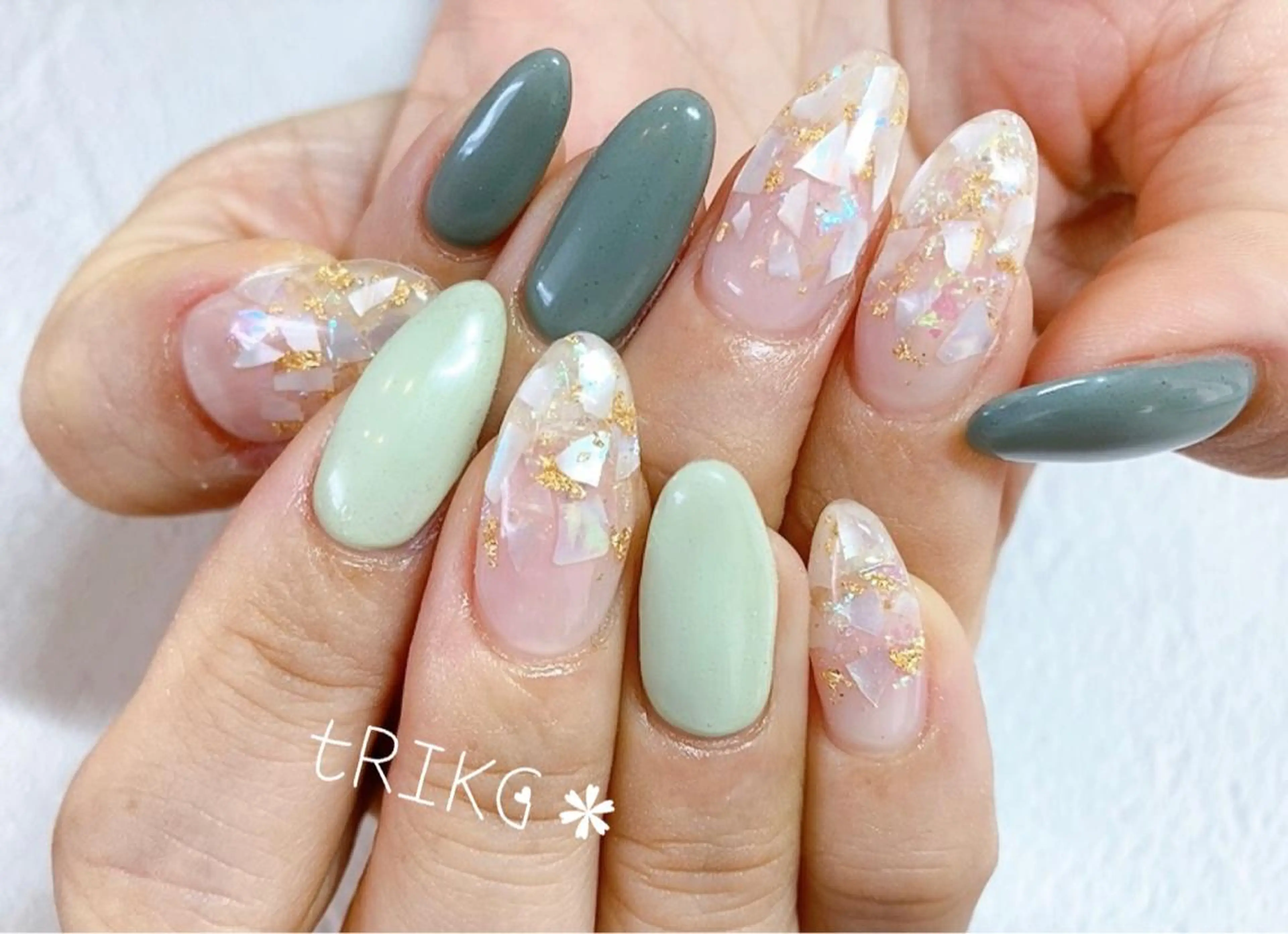 ネイル ハンドネイル tRING* しいの木台のネイルデザイン