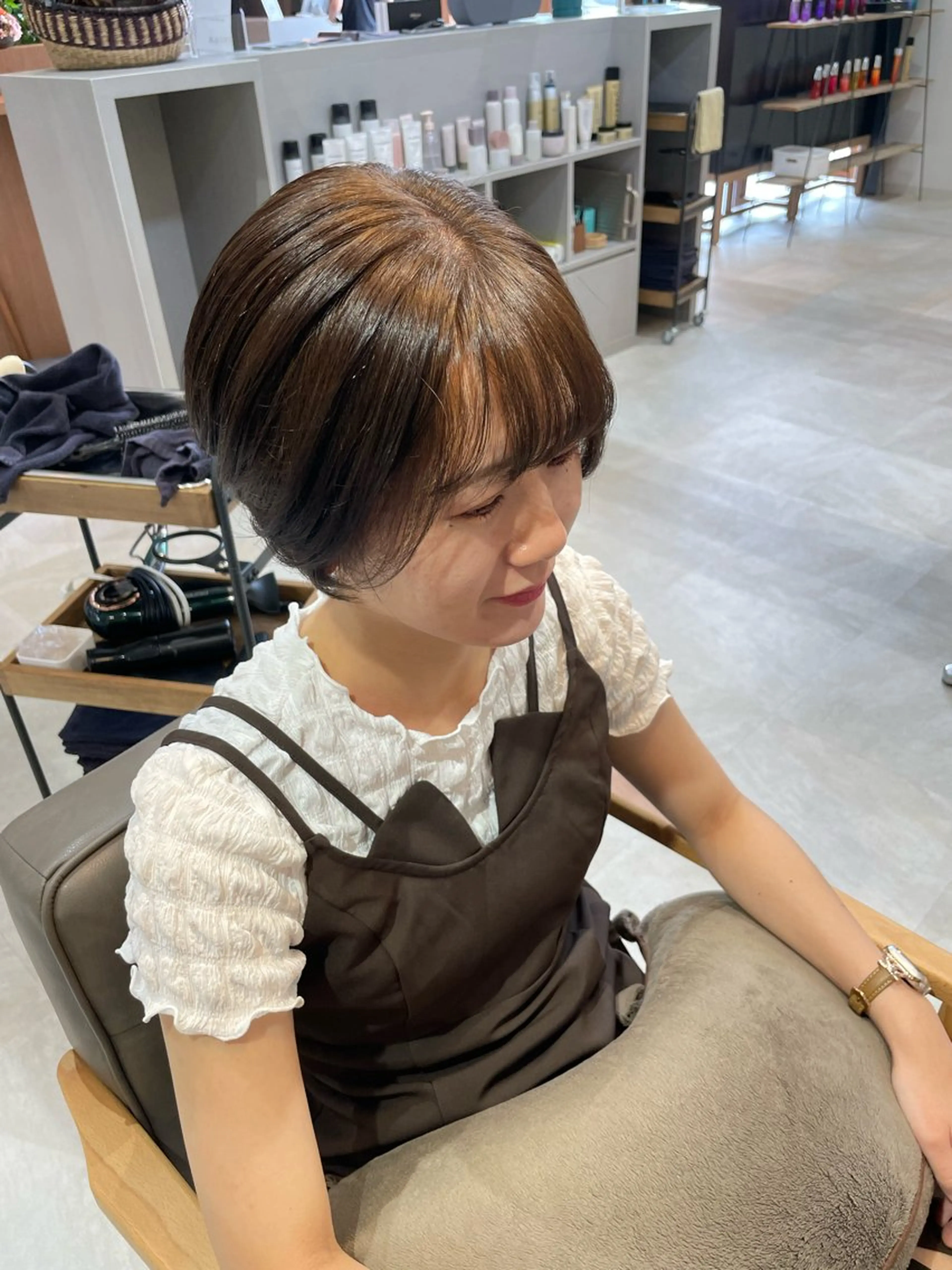 ショート カラー 透明感カラー カット ヘアカラー ayaka |トレンドヘアのヘアスタイル