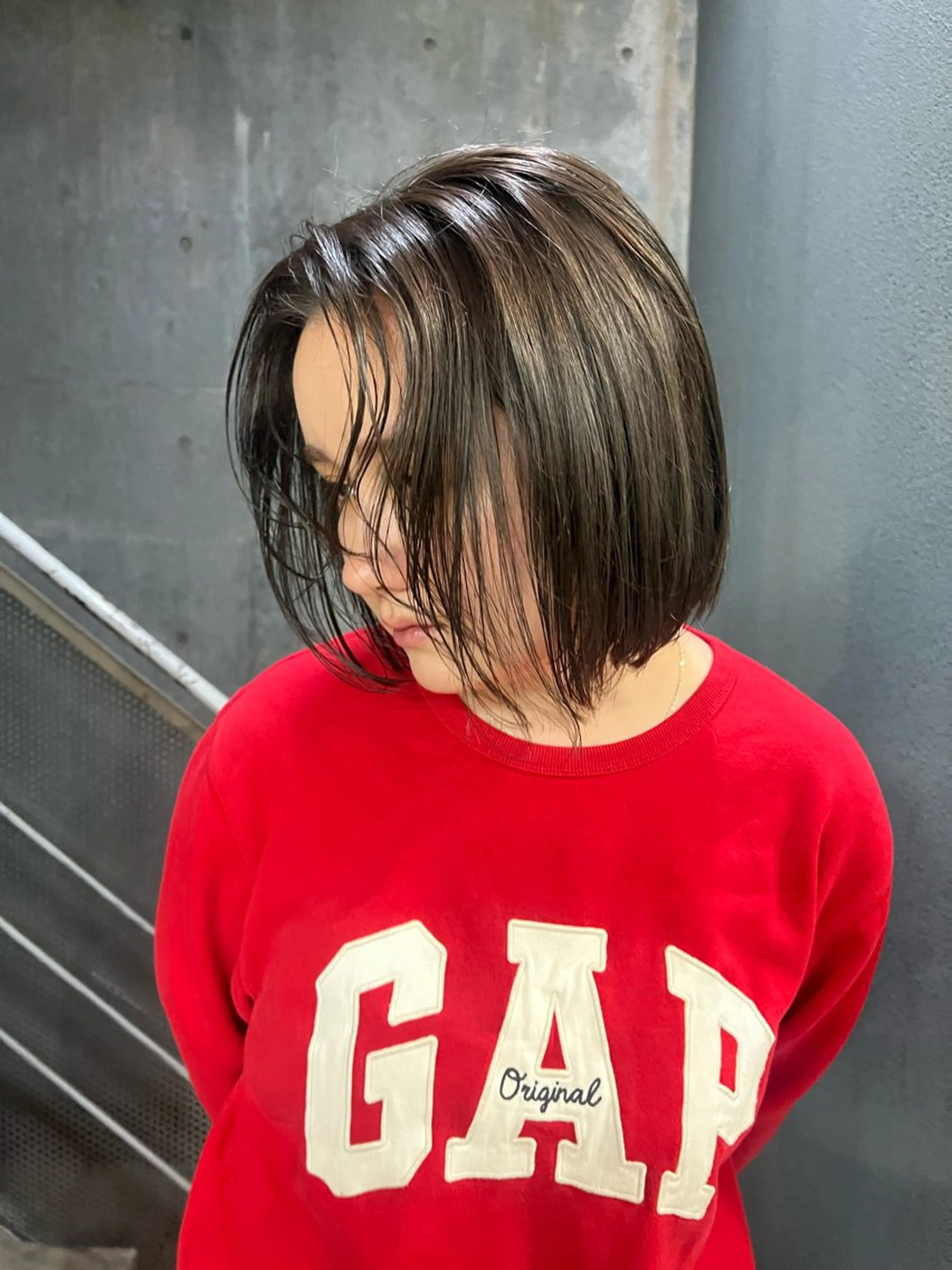 ショート カラー 透明感カラー ヘアカラー AOI 　ヘアカラ ー / ブリーチのヘアスタイル