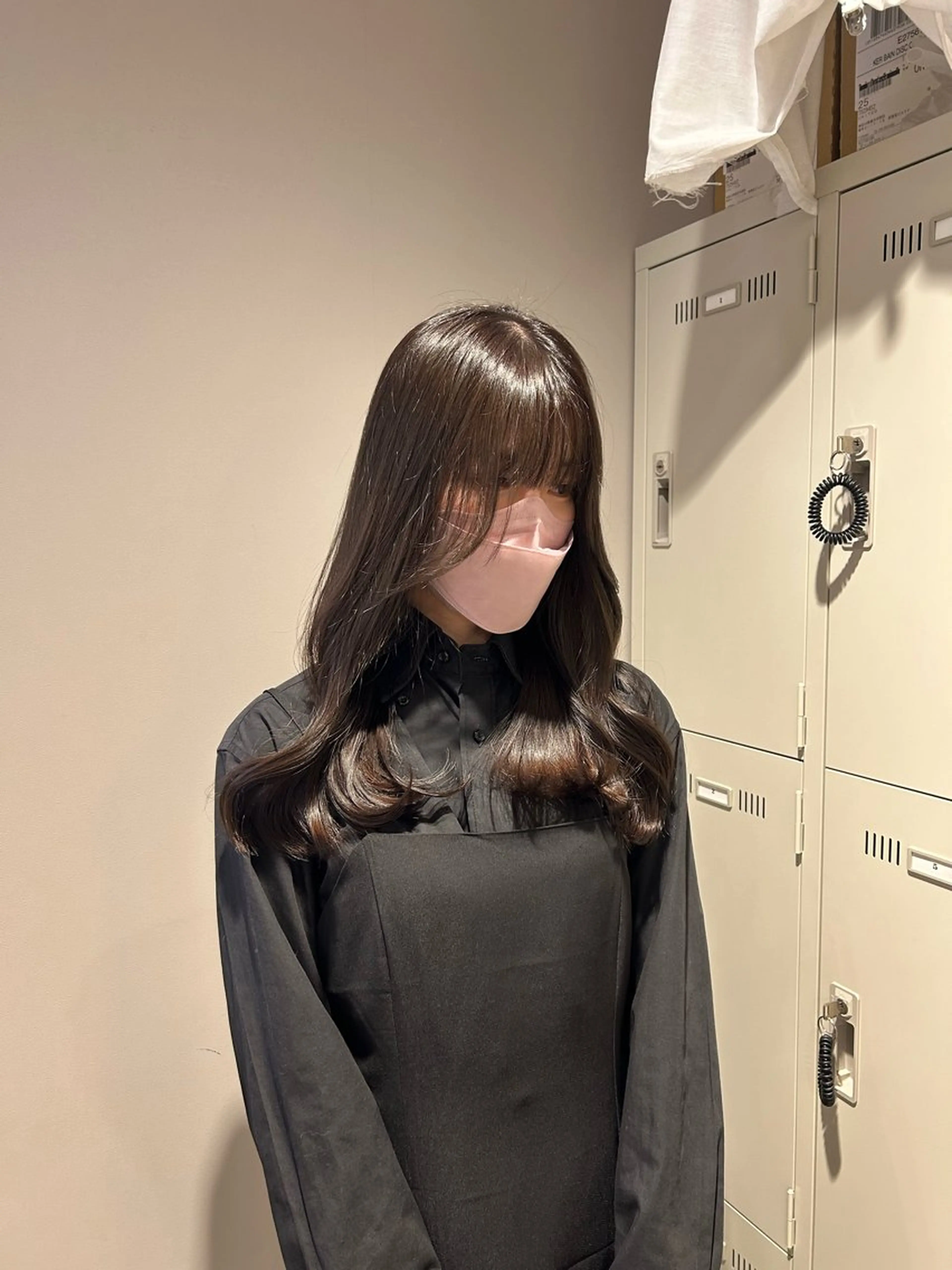 カラー 透明感ベージュ🤎 ナチュラルレイヤーのヘアスタイル