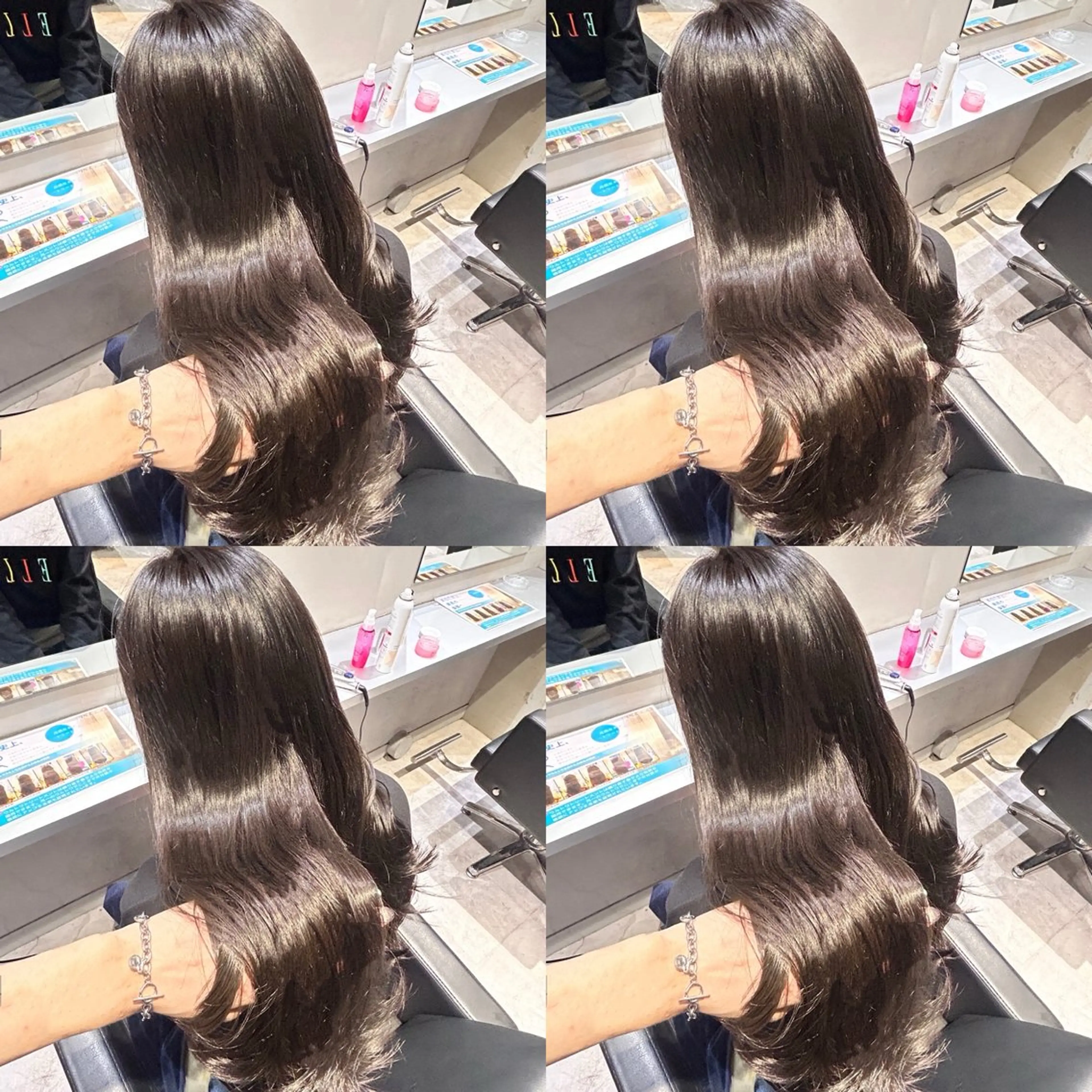 ロング カラー 艶髪×透明感カラー りなのヘアスタイル