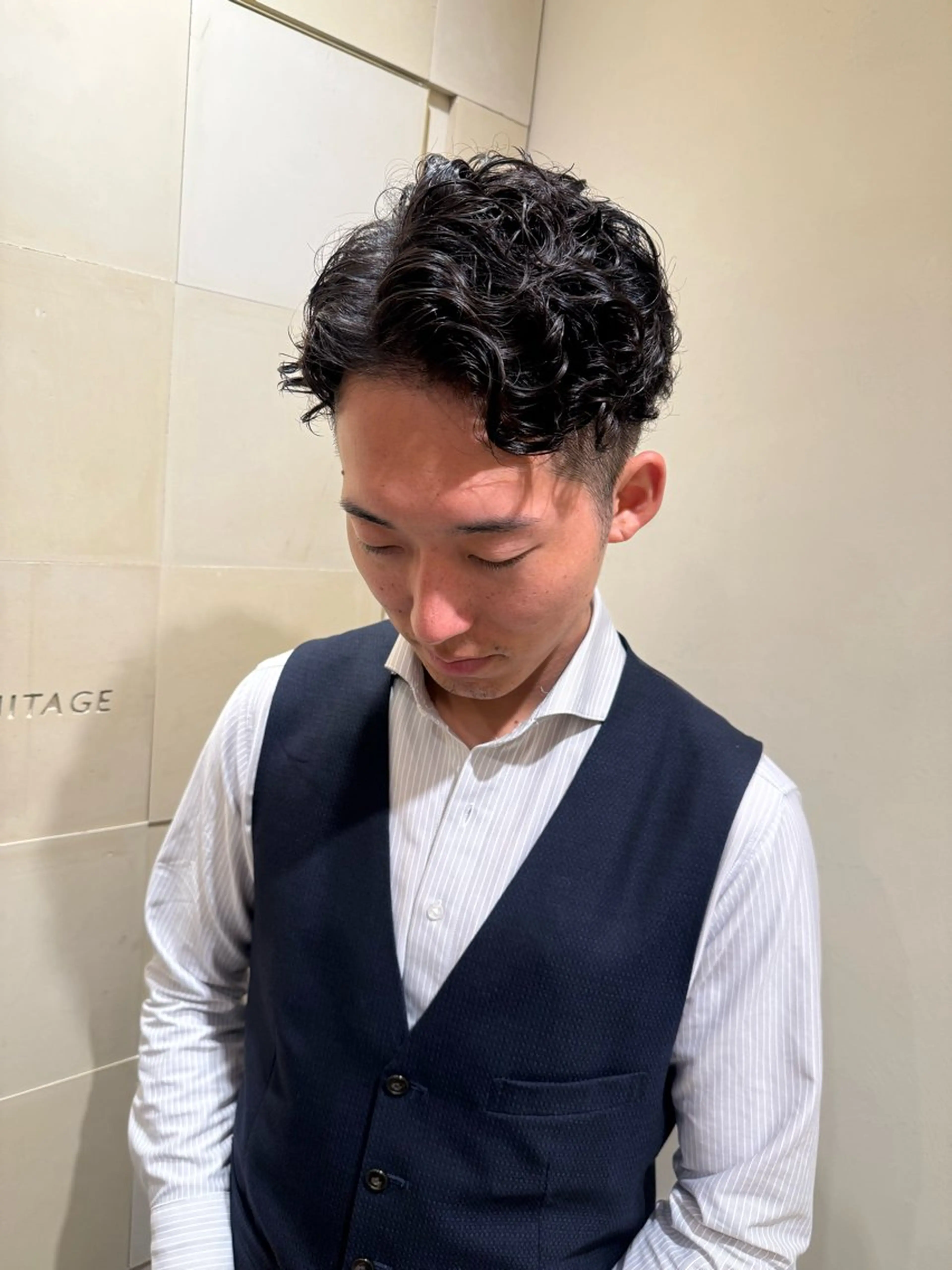 パーマ 徳田 萌恵のヘアスタイル