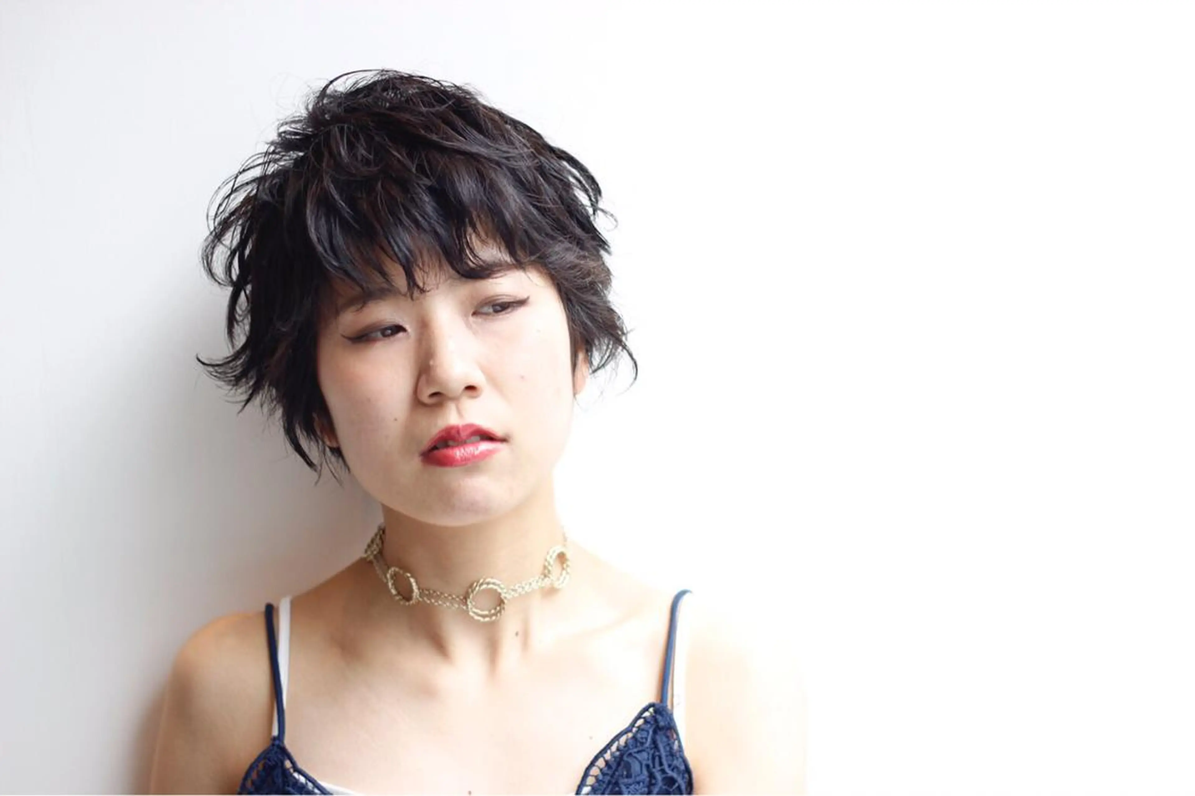 ショート 似合わせカット 縮毛矯正 トリートメント BIANCO北堀江 AKANEのヘアスタイル