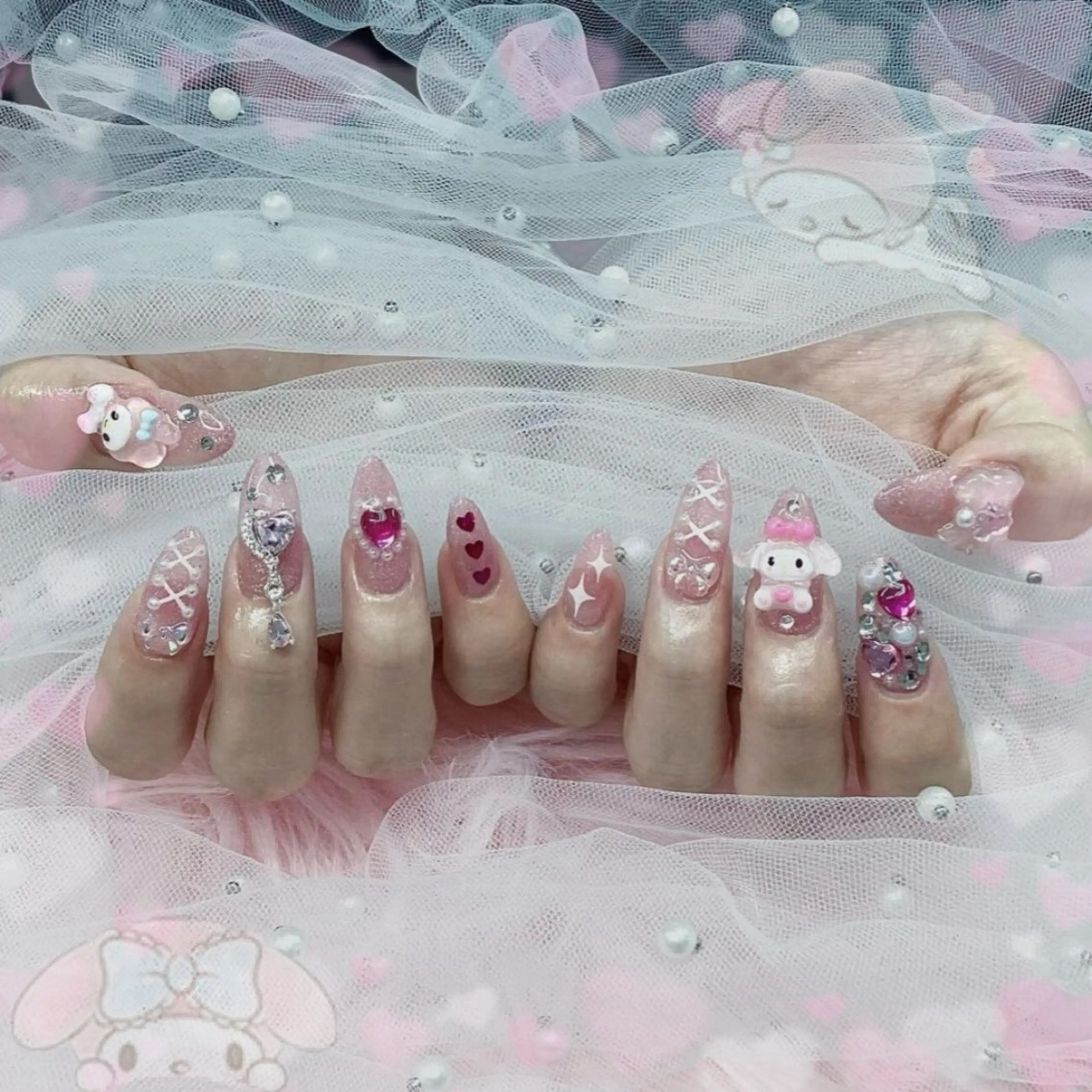 ネイル Yudia🩵 Yuiのネイルデザイン