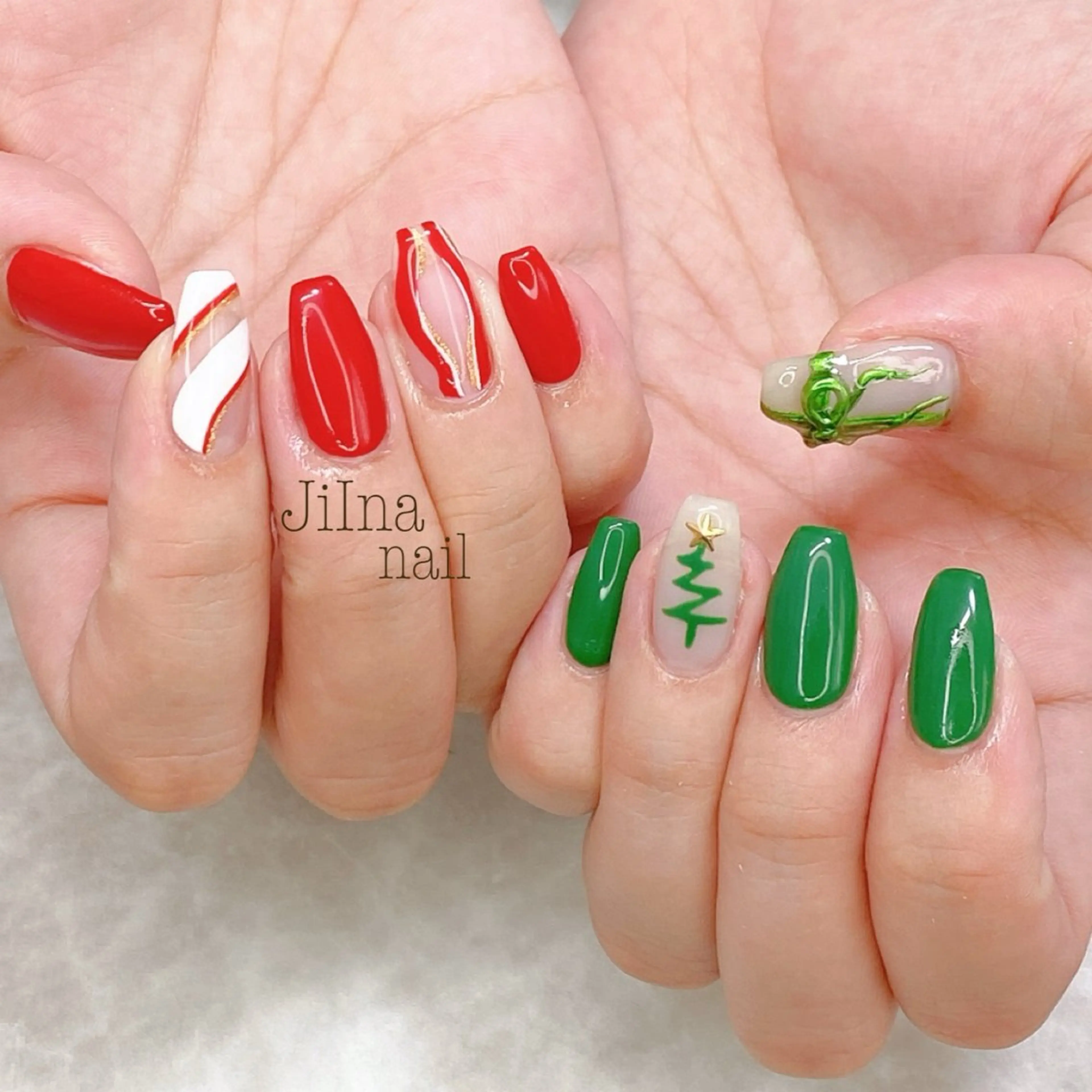 ネイル 持ち込み JiIna nailのネイルデザイン
