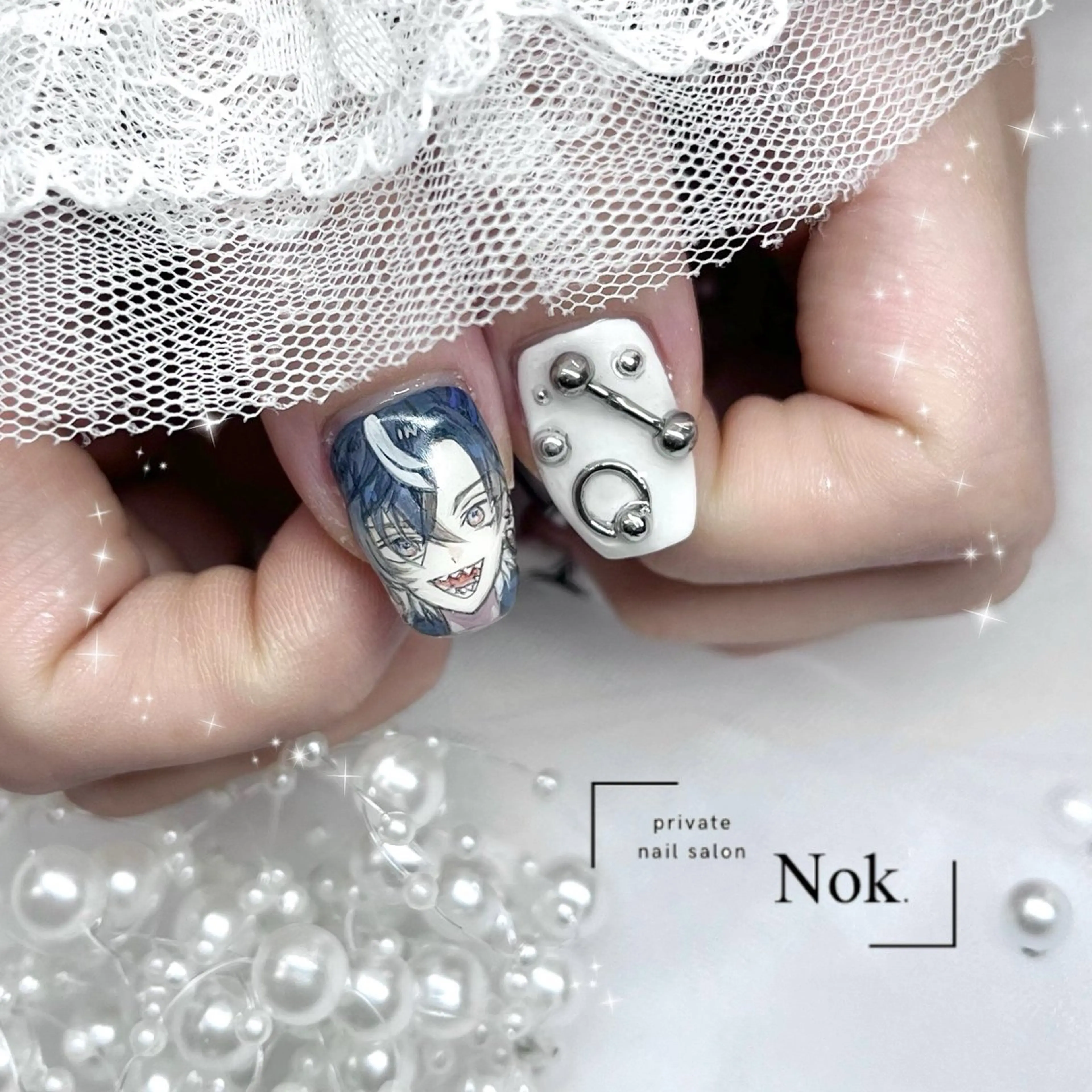 ネイル ハンドネイル 池袋痛ネイル Nok. 渡辺のネイルデザイン