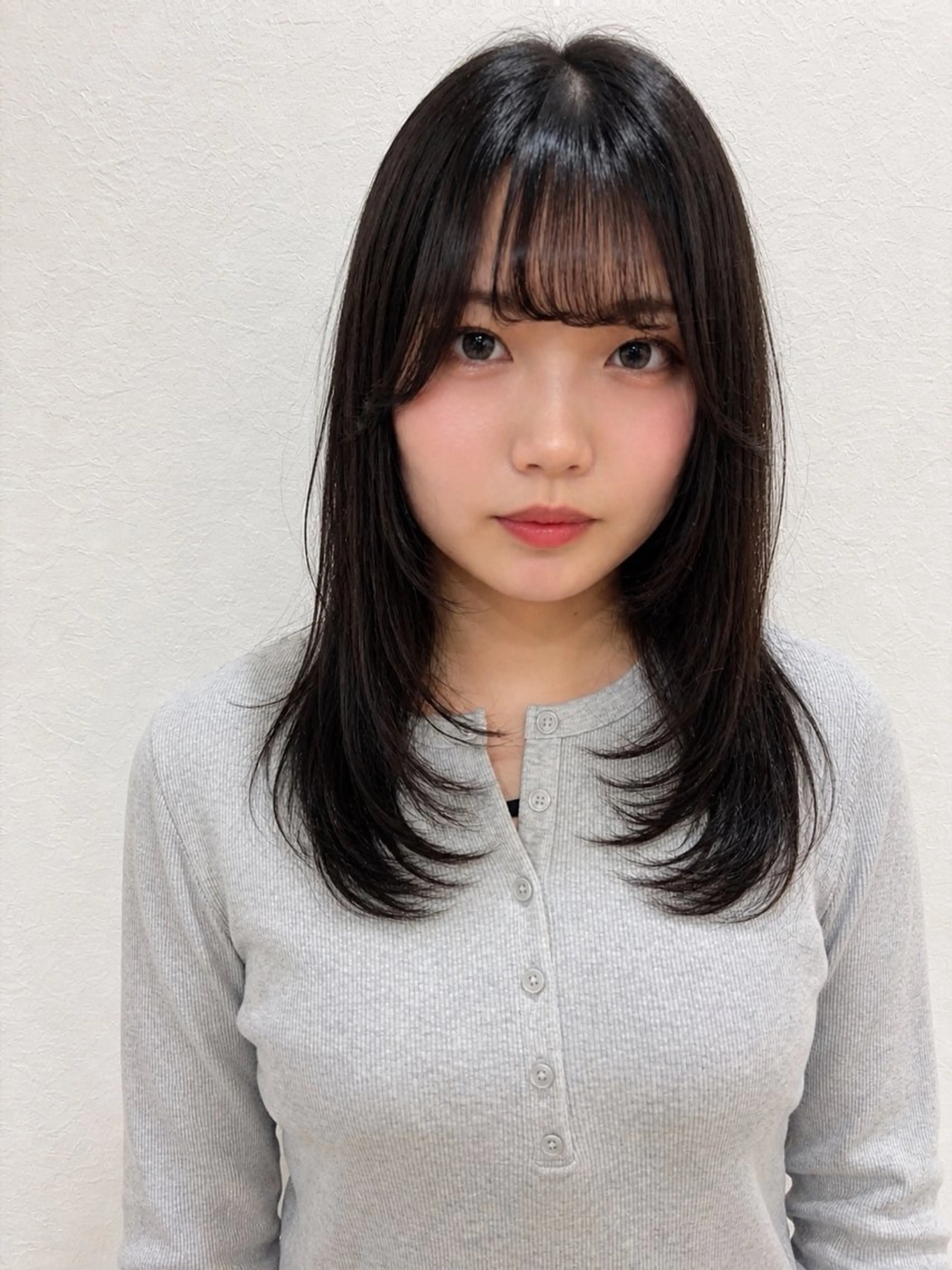 セミロング レイヤーカット カット 原田 健斗のヘアスタイル