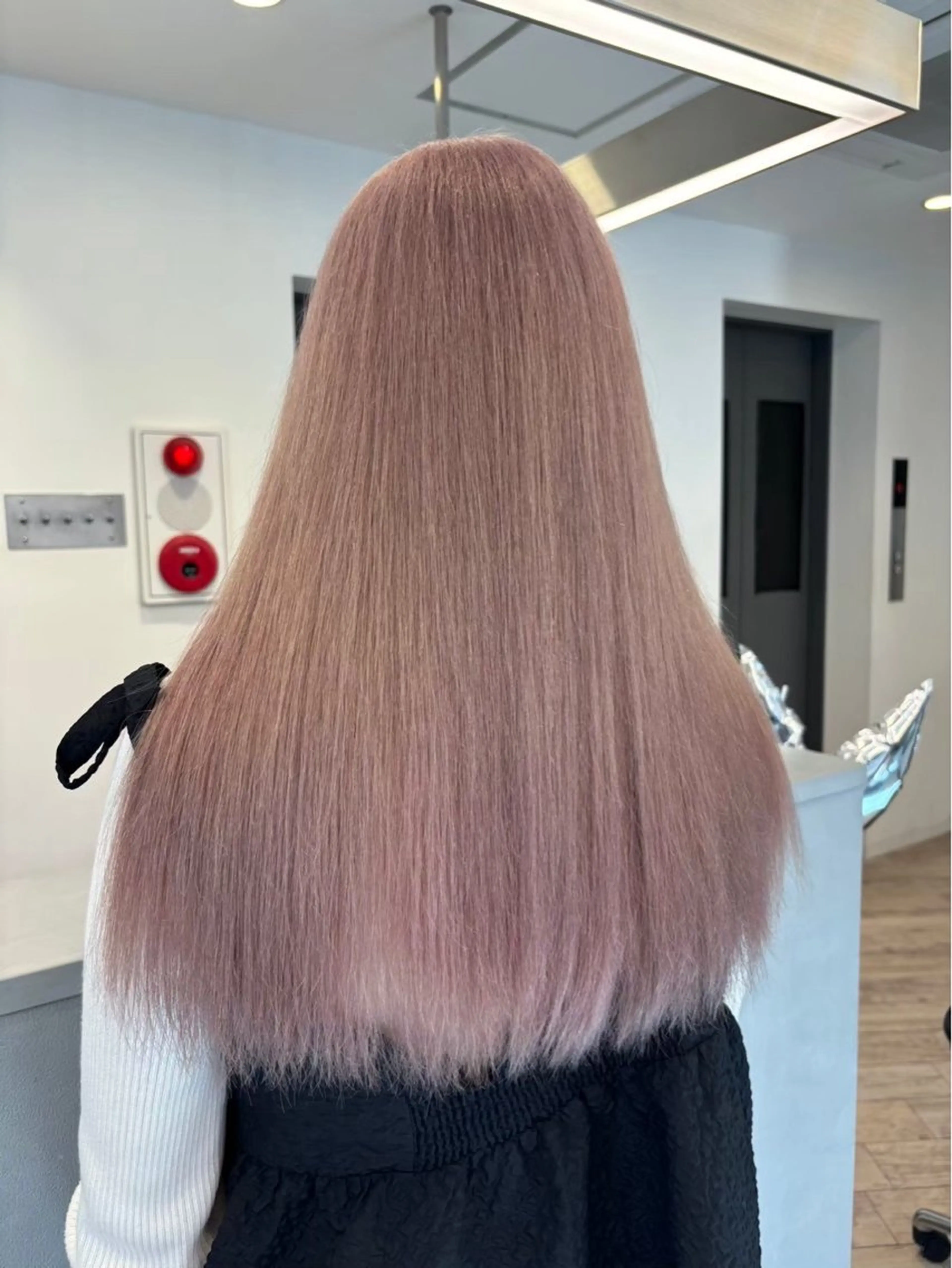 ロング カラー カット ヘアカラー 韓国ハイトーンカラー kana♡のヘアスタイル