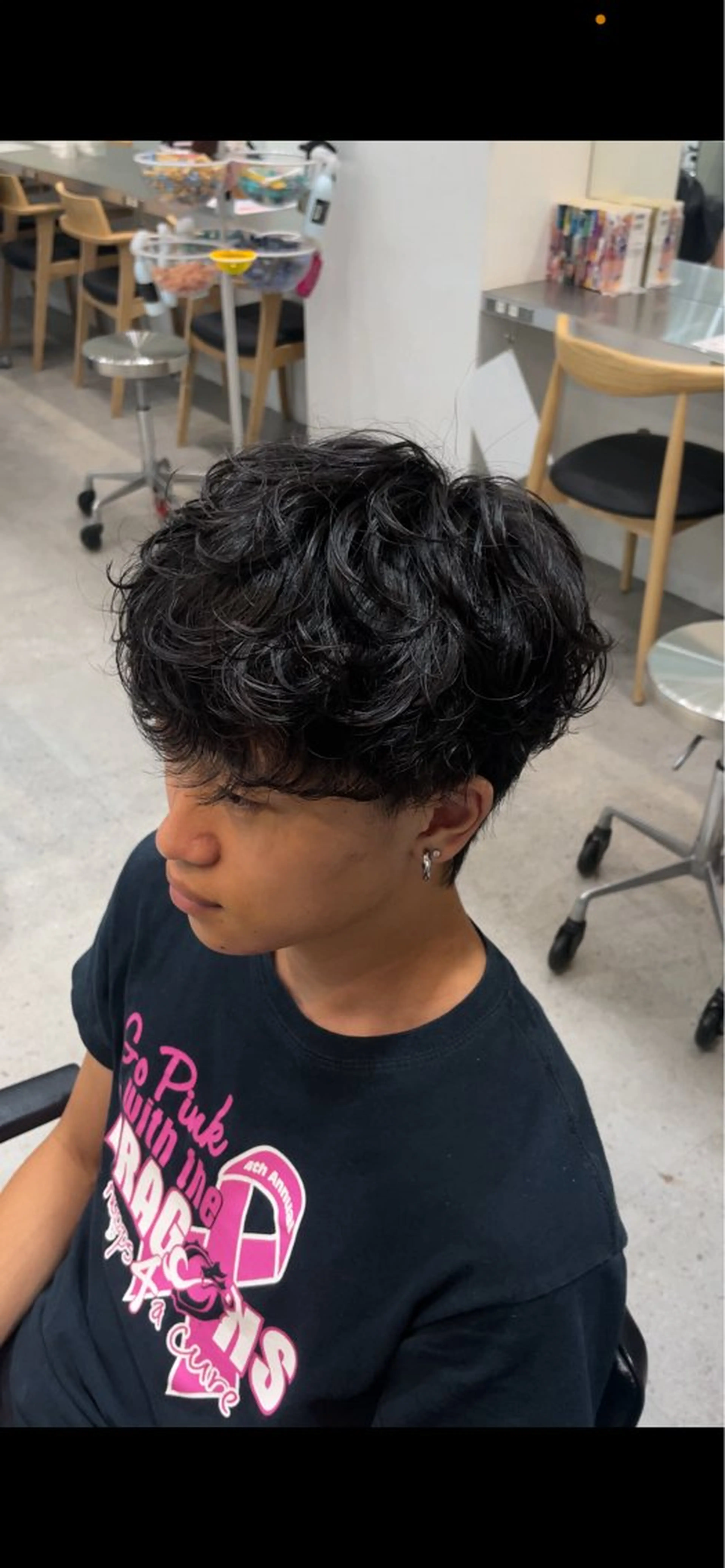 パーマ カット パーマ fifth 菅崎愛斗のヘアスタイル