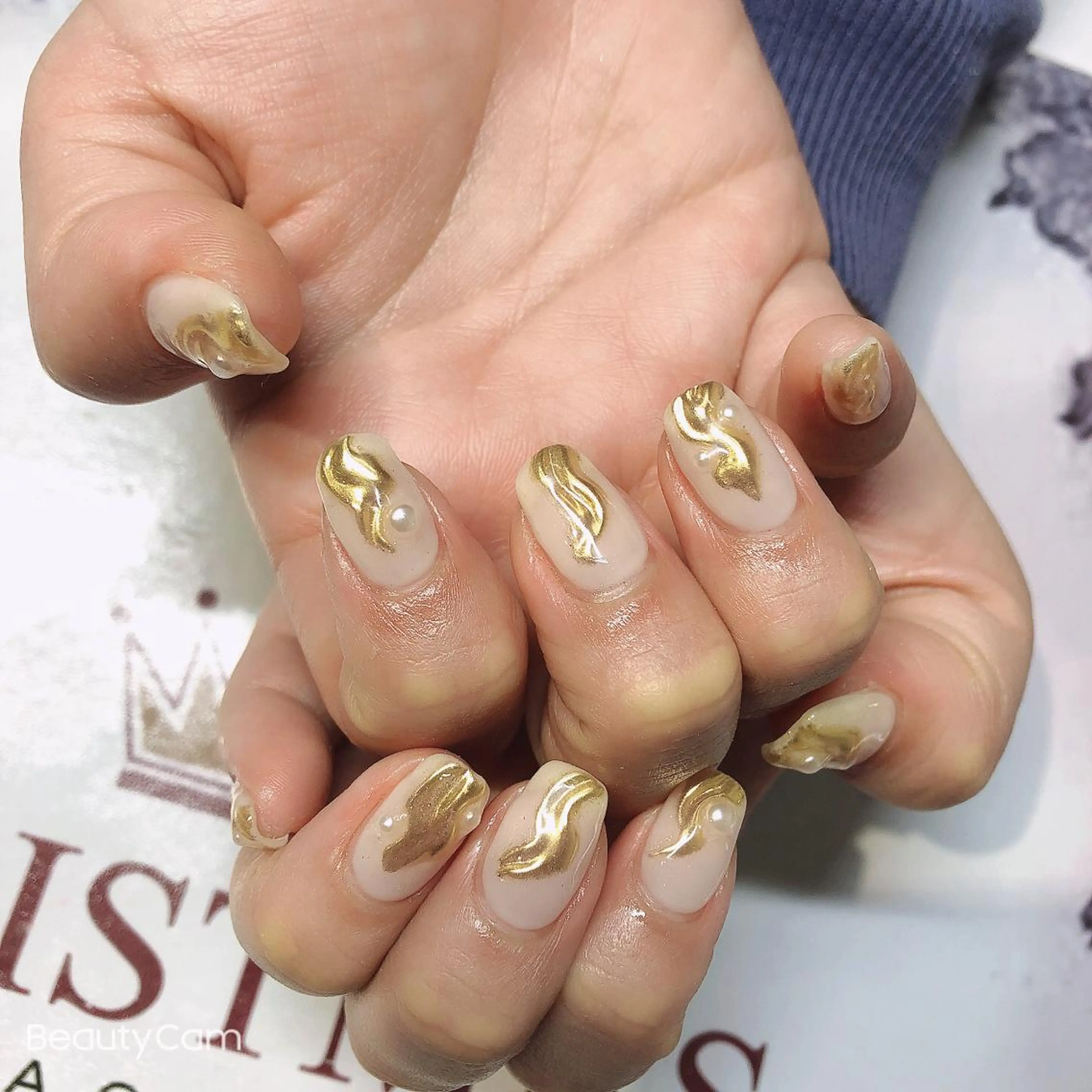 ネイル ハンドネイル ガレンドウ 白澤 愛子のネイルデザイン