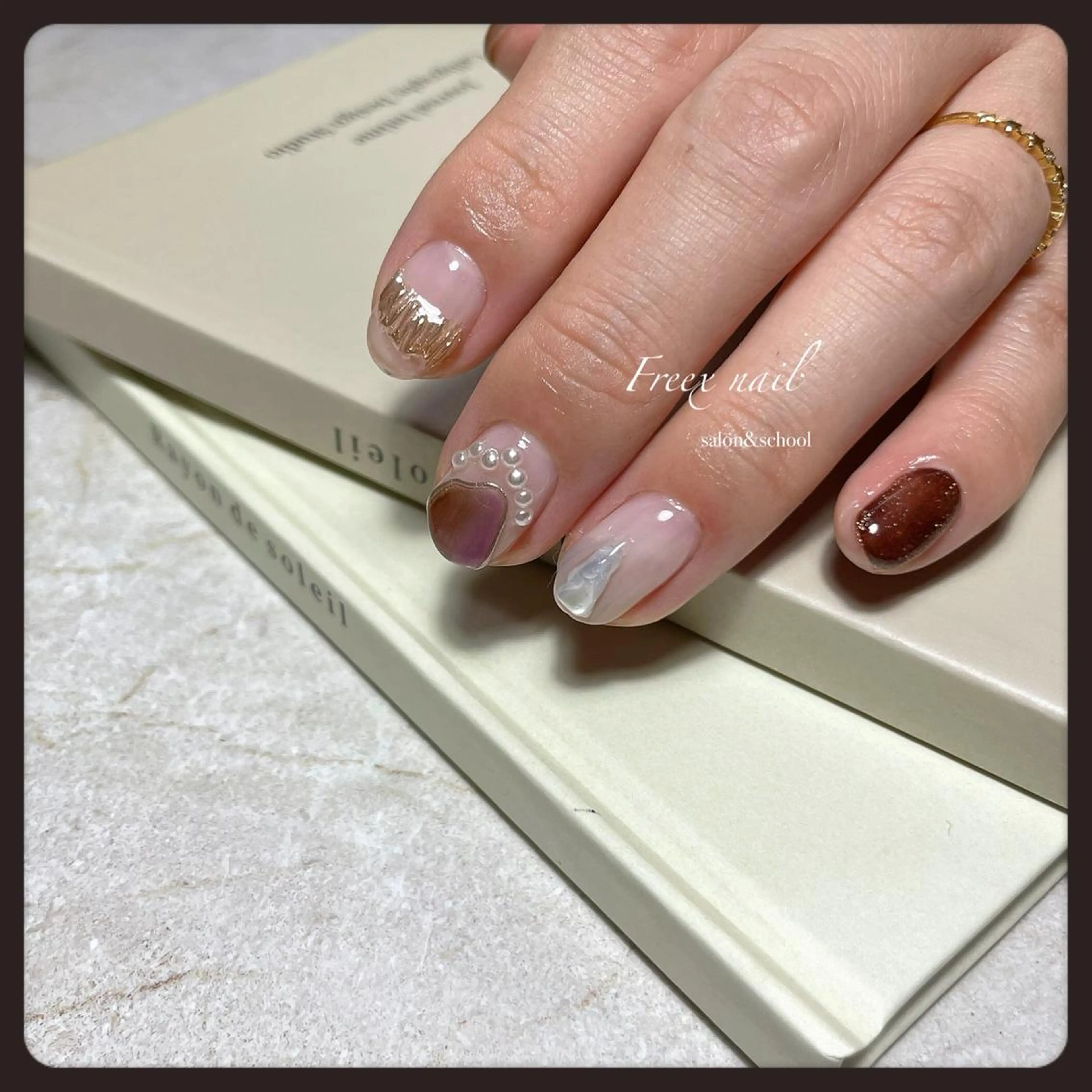 ネイル ハンドネイル フットネイル freex nail /ニュアンス/個性派のネイルデザイン