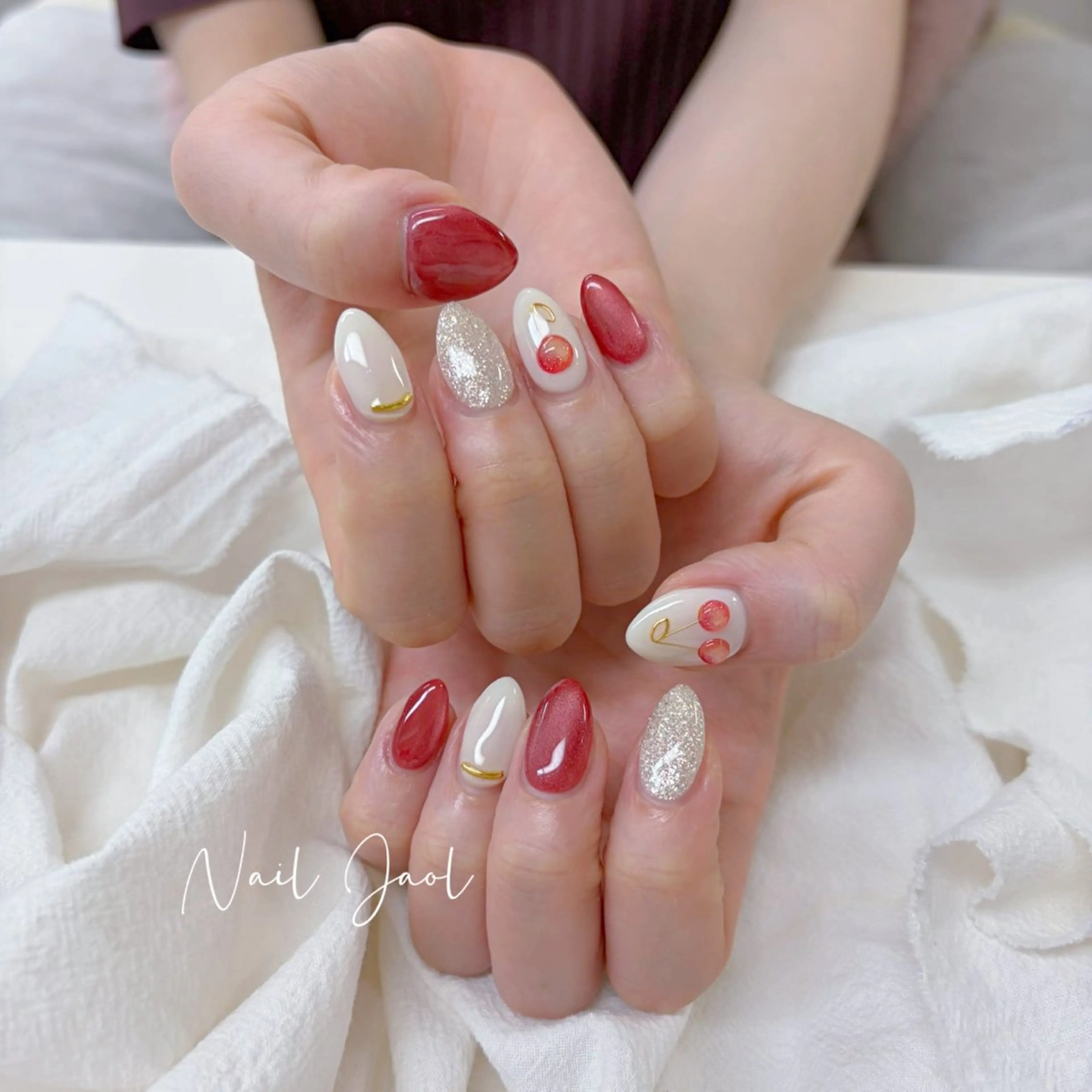 セミロング ハンドネイル nail jaol池袋店所属・ネイルJaol 池袋のネイルデザイン