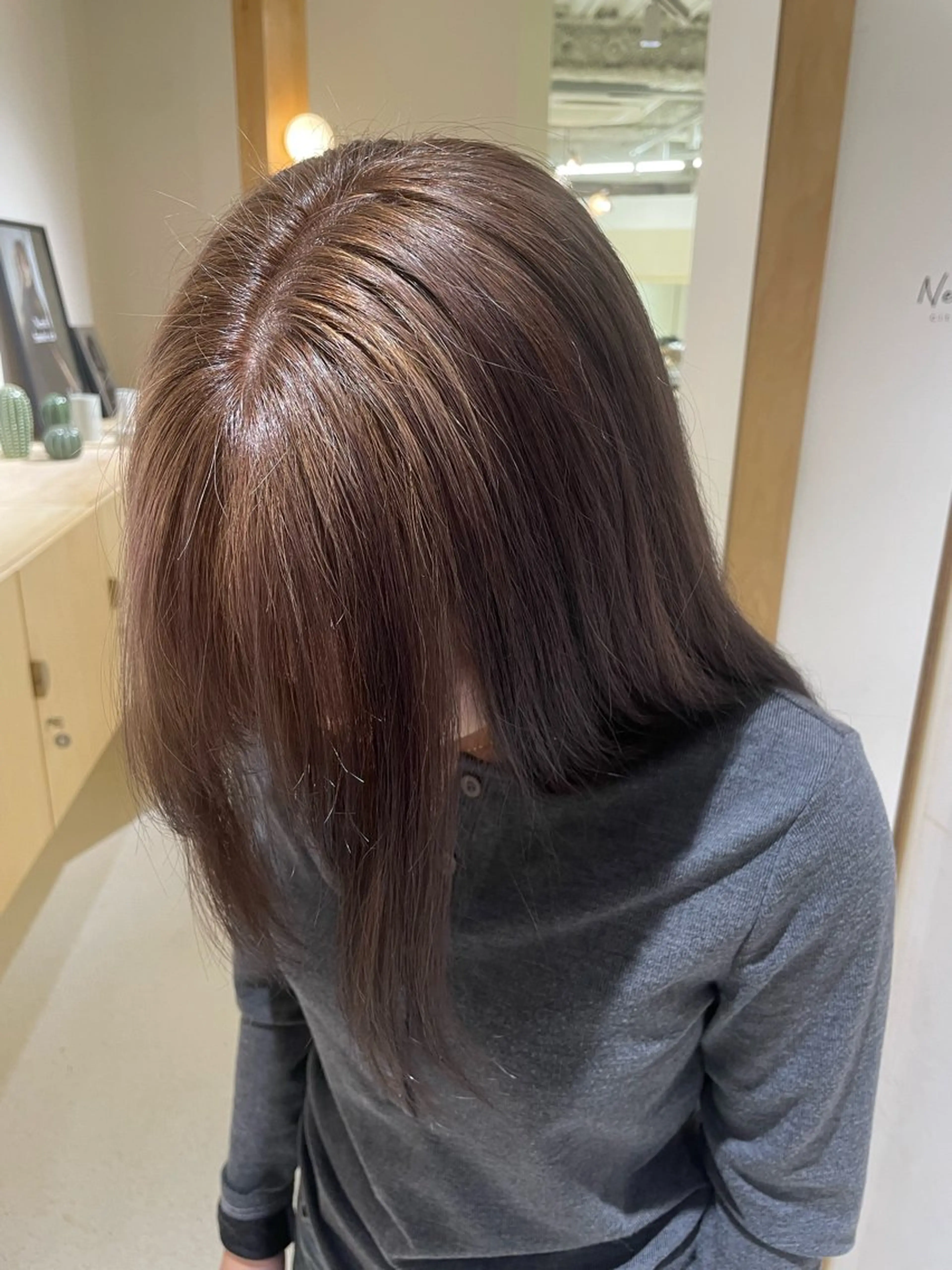 ロング カラー 都築 あんずのヘアスタイル