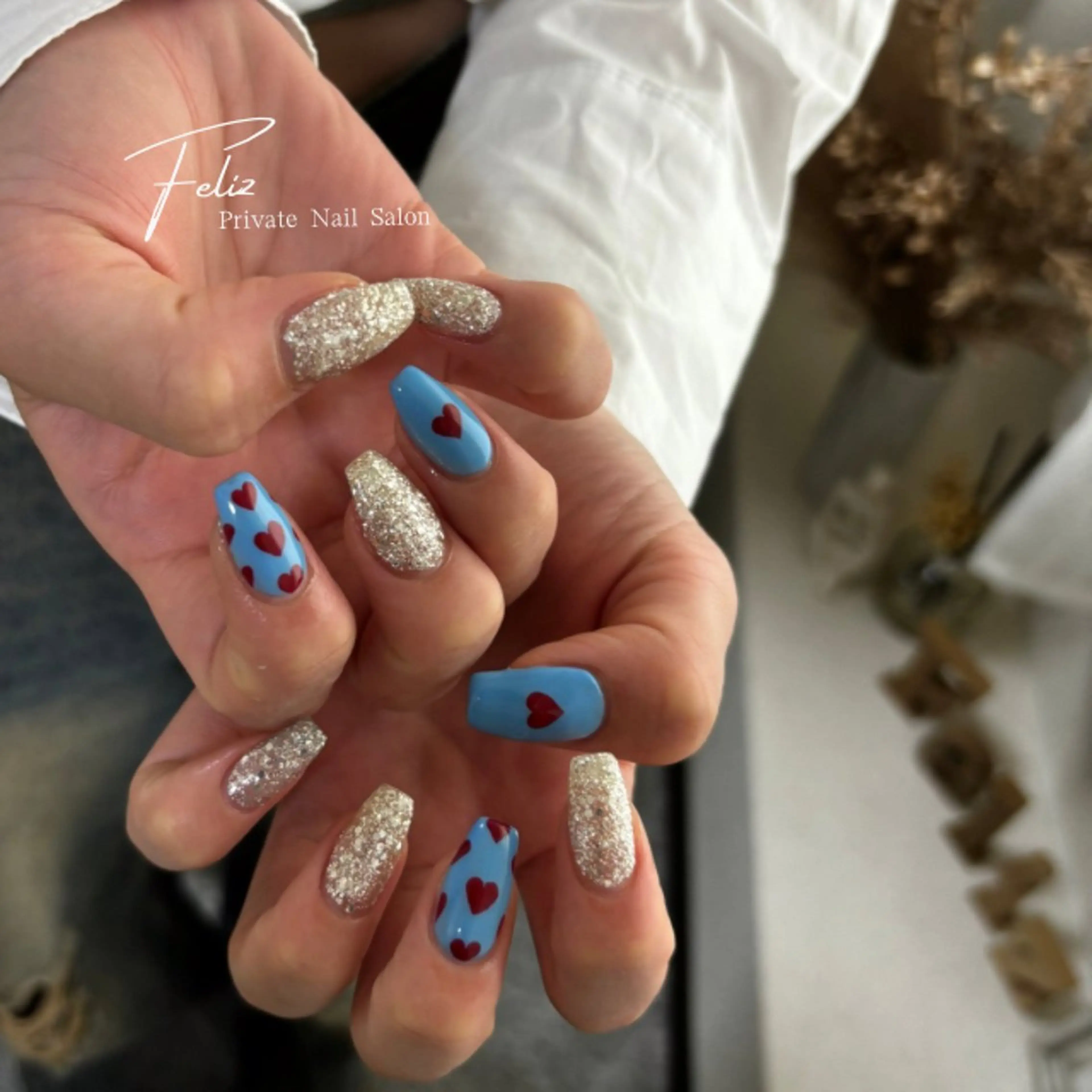 ネイル ハンドネイル ハンドケア Feliz 楽しいネイルサロンのネイルデザイン