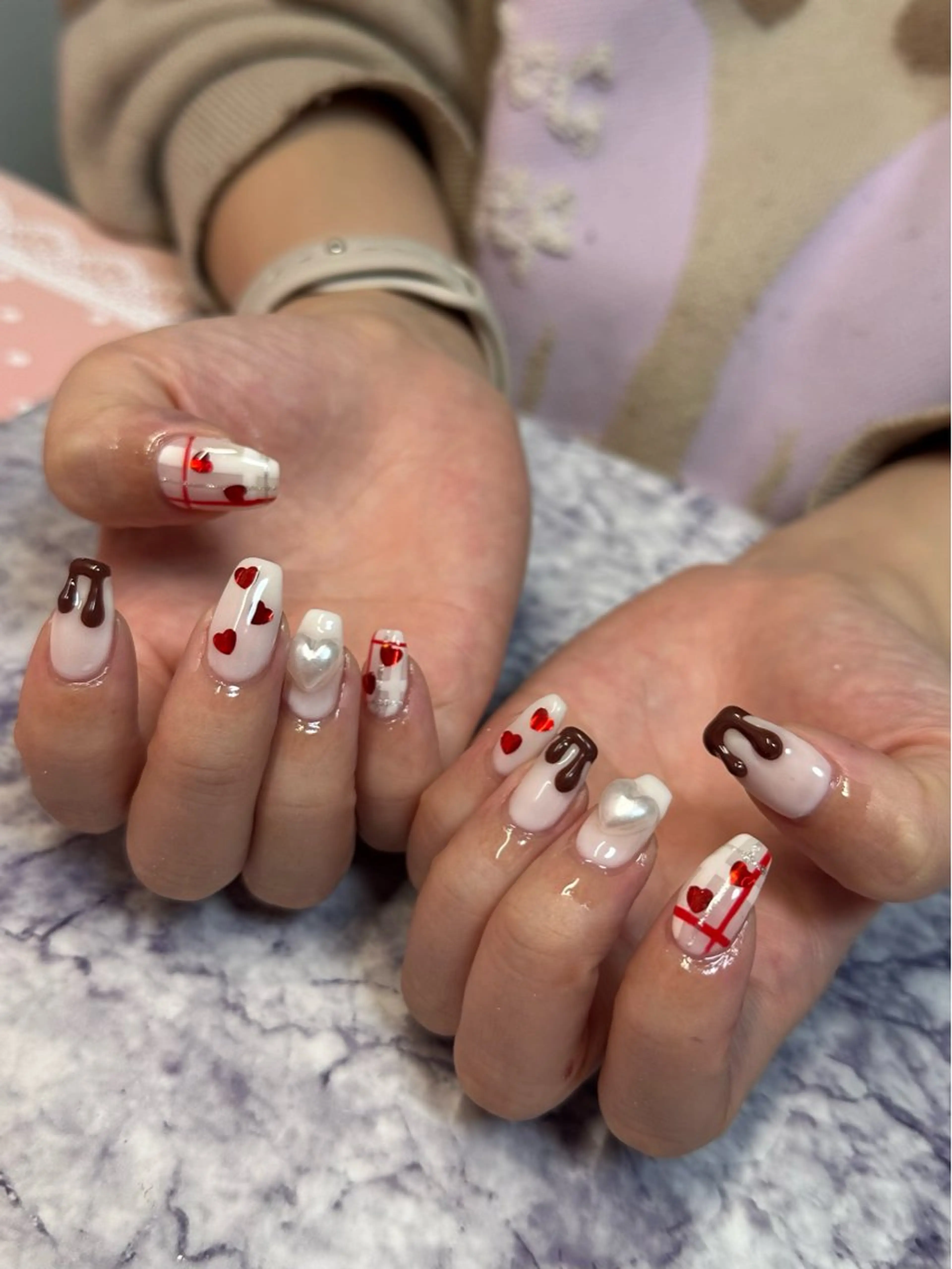 ネイル ハンドネイル フットネイル Pretzels🥨 【プレッツェル】ミウのネイルデザイン