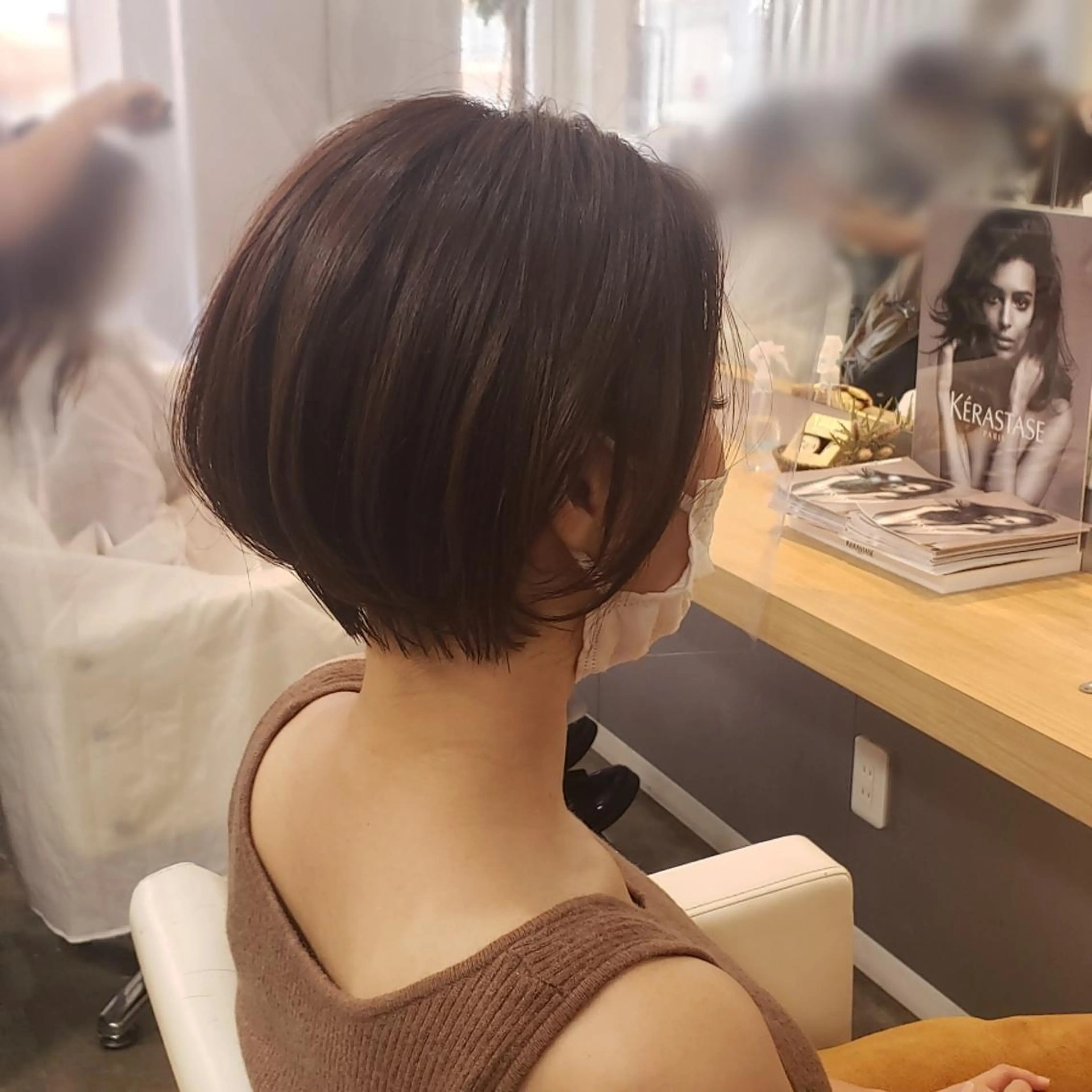 ショート カラー あかね☆ヘアアレンジ /ボブ/縮毛矯正のヘアスタイル