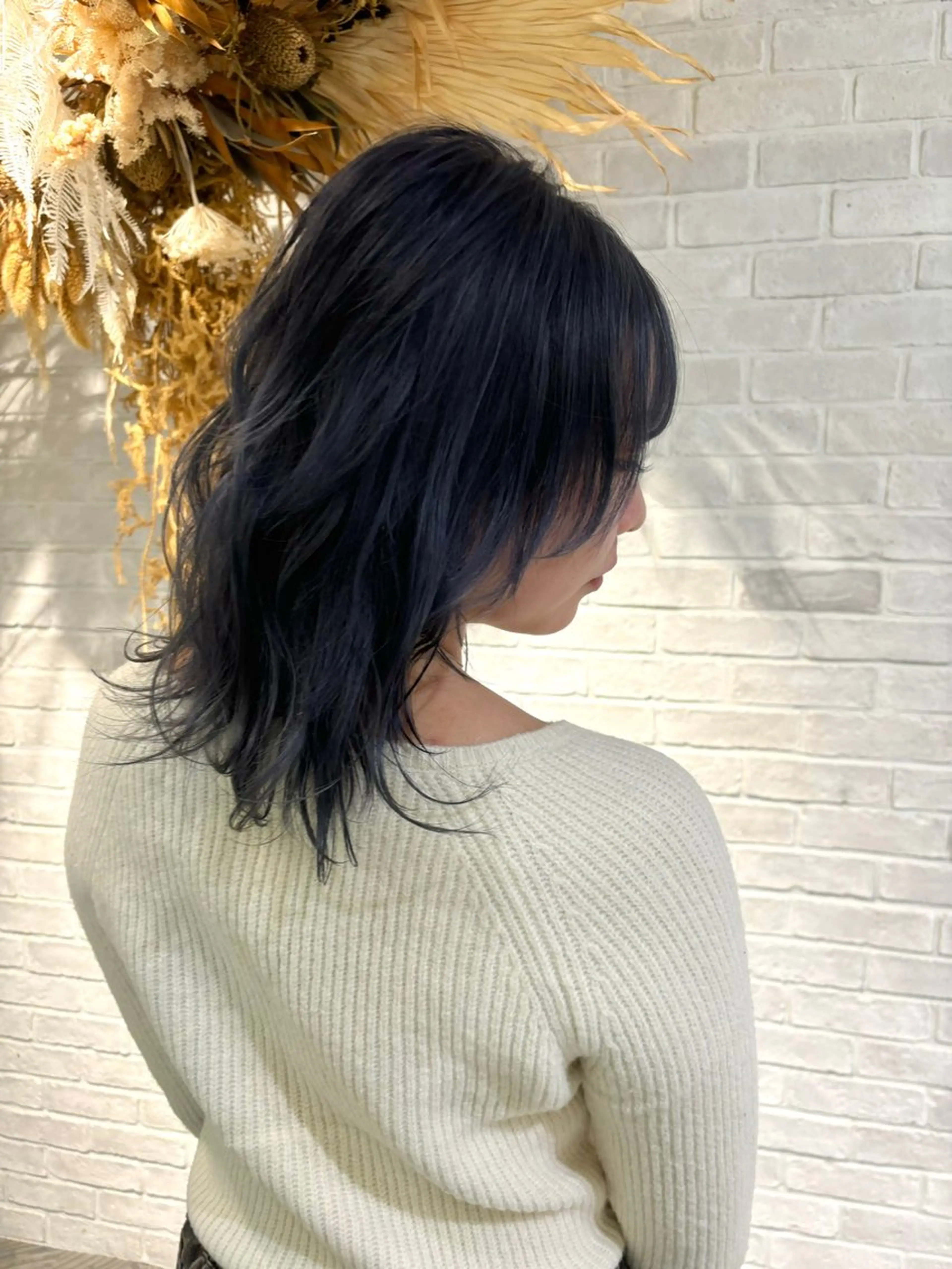 ミディアム カラー ヘアアレンジ ブリーチ 透明感カラー ボブ/レイヤー/丸み ショート/遠藤龍雅のヘアスタイル
