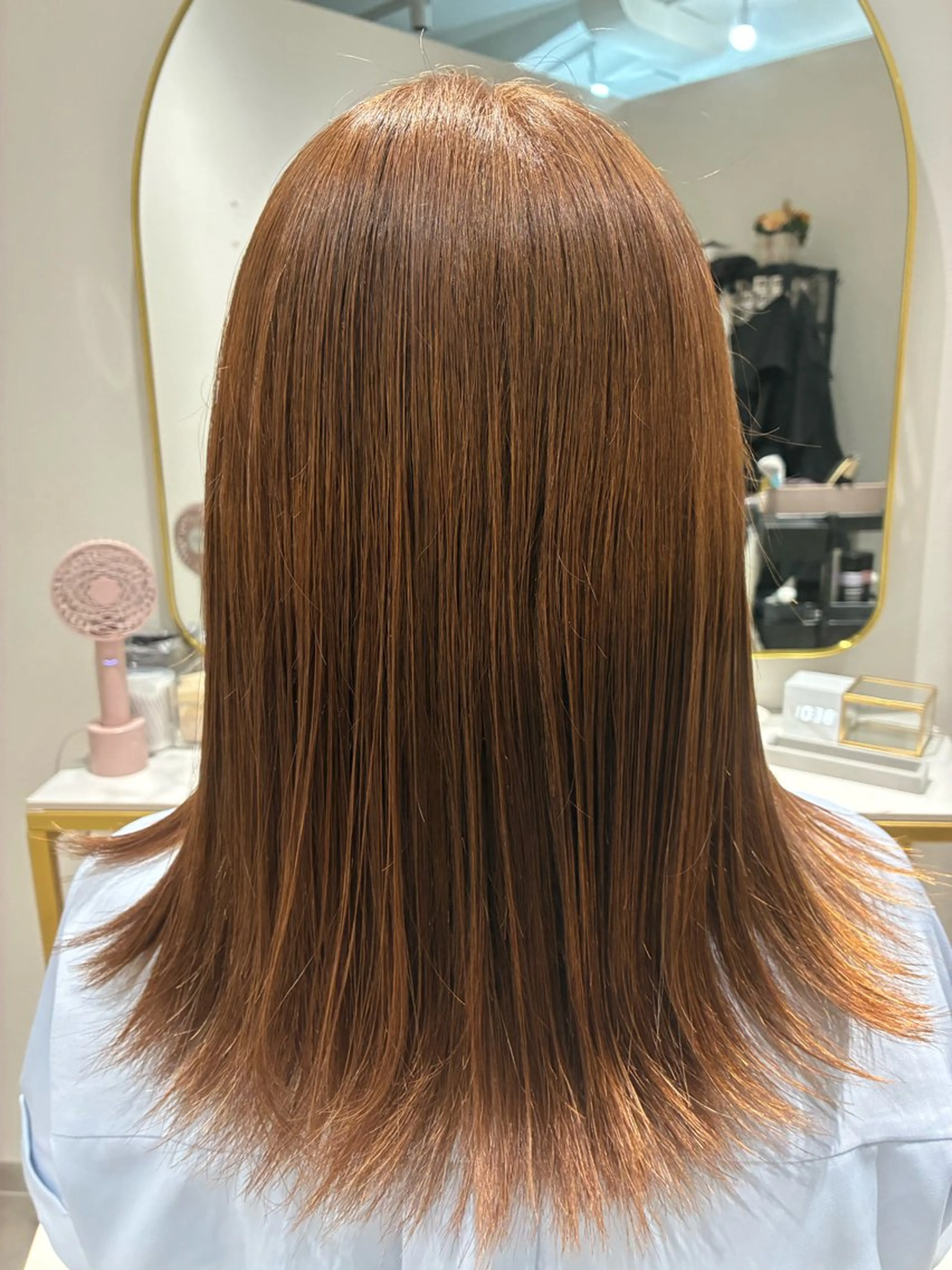 ミディアム ボブレイヤー ミディアムパーマ ボブ ハイライト 髪質改善 カット ヘアカラー トリートメント 髪質改善/縮毛矯正/ 美髪/個室/ハラのヘアスタイル