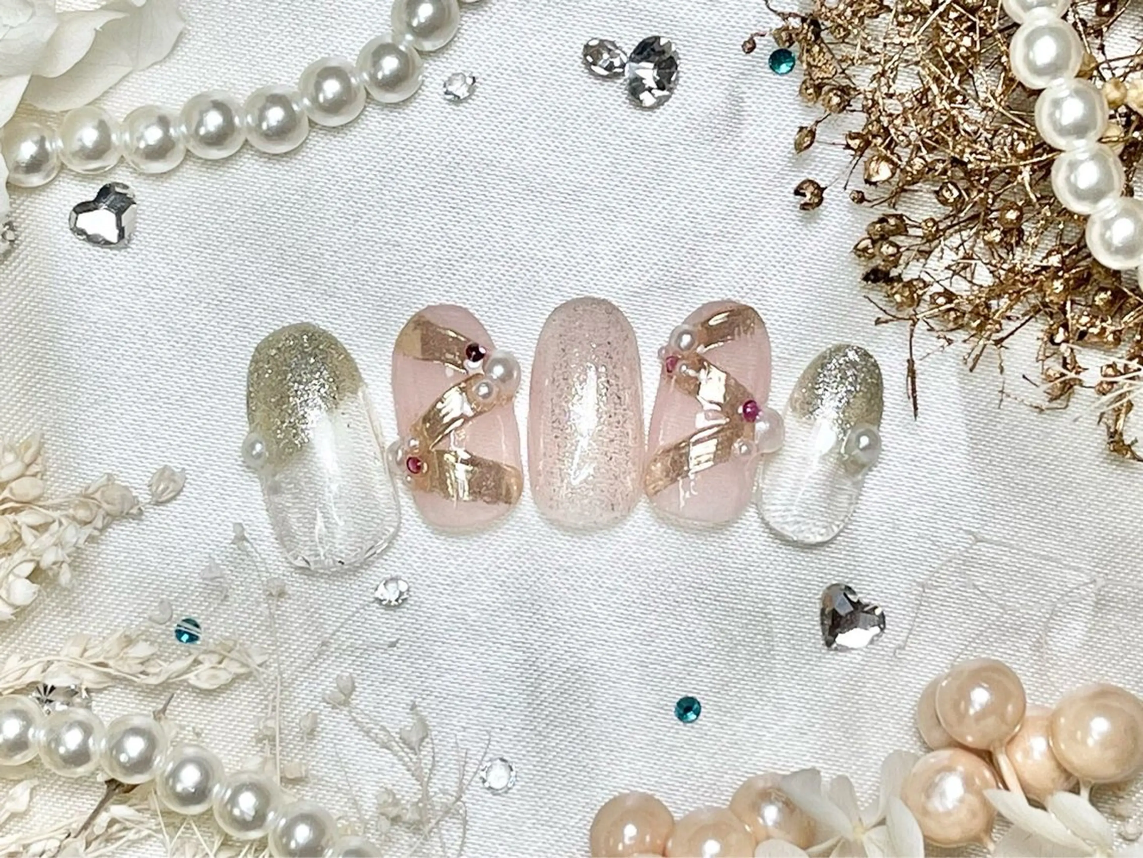 ネイル ハンドネイル プティリボン 武蔵小金井店のネイルデザイン