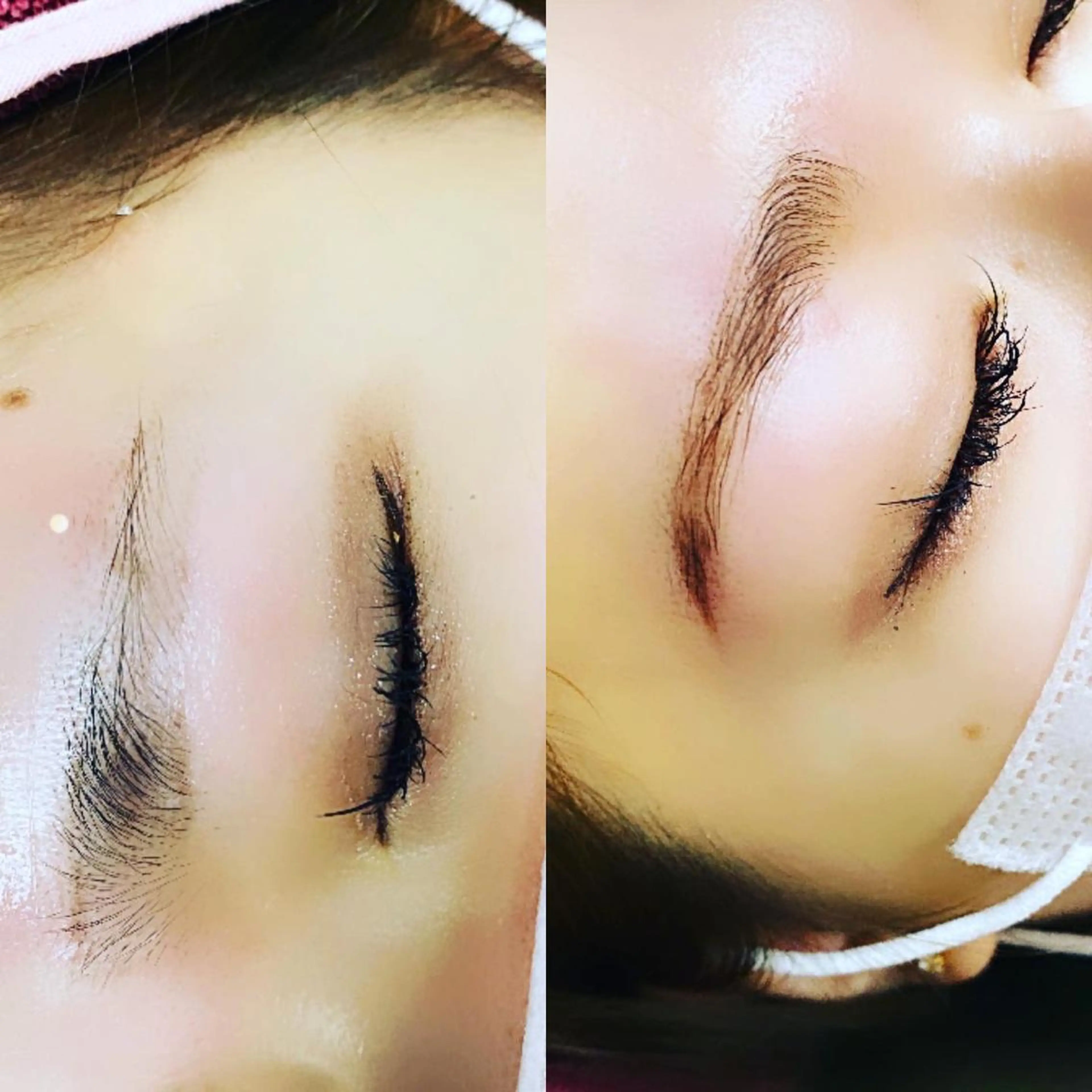 憧れの眉毛へ最新式ブロウリフトパーマ　ワックス脱毛　ツイージング　メイク付きの写真