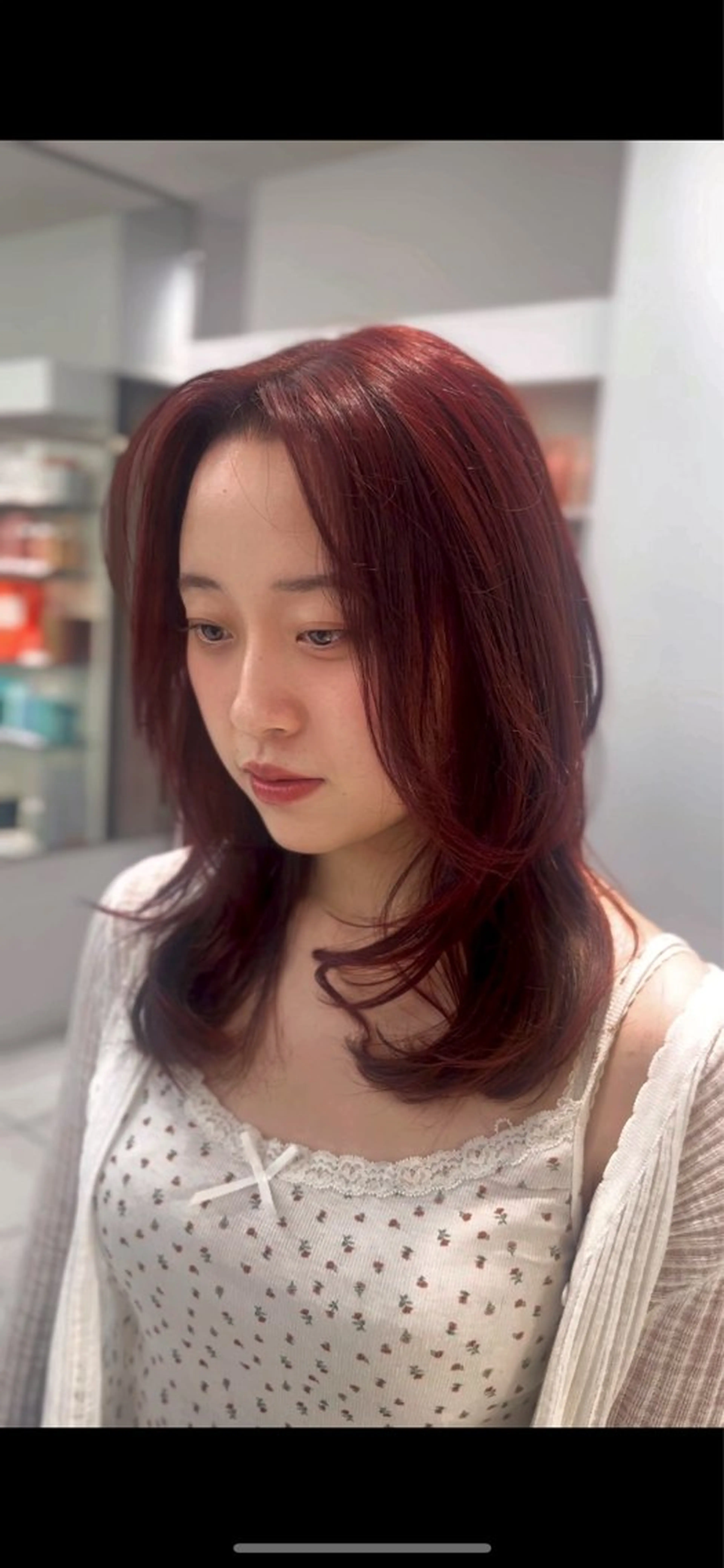 ロング カラー 【レイヤーカット】 キサヌキミワのヘアスタイル