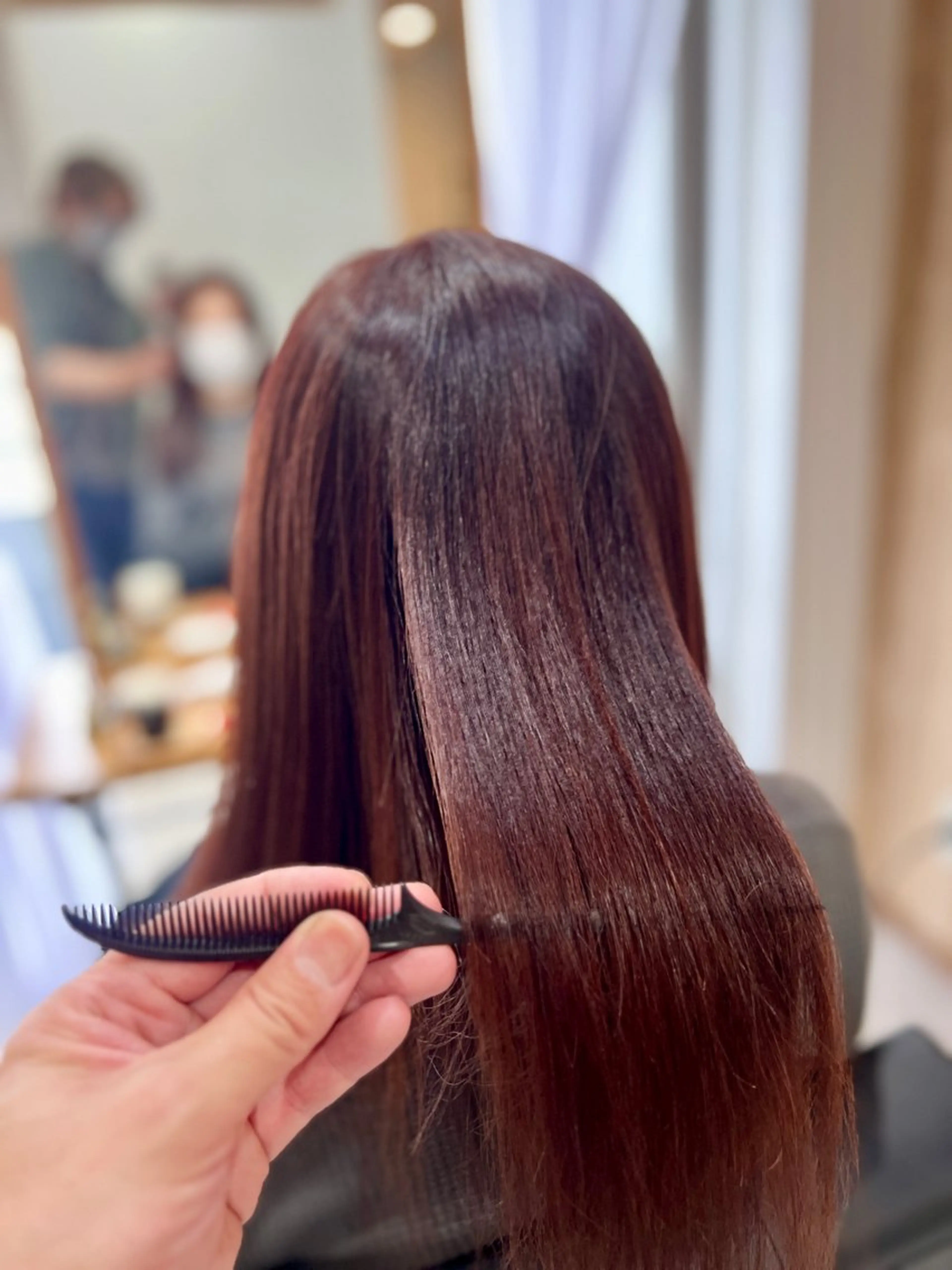 ロング カラー 髪質改善 縮毛矯正 トリートメント 髪質改善✨艶カラー MASAYAのヘアスタイル