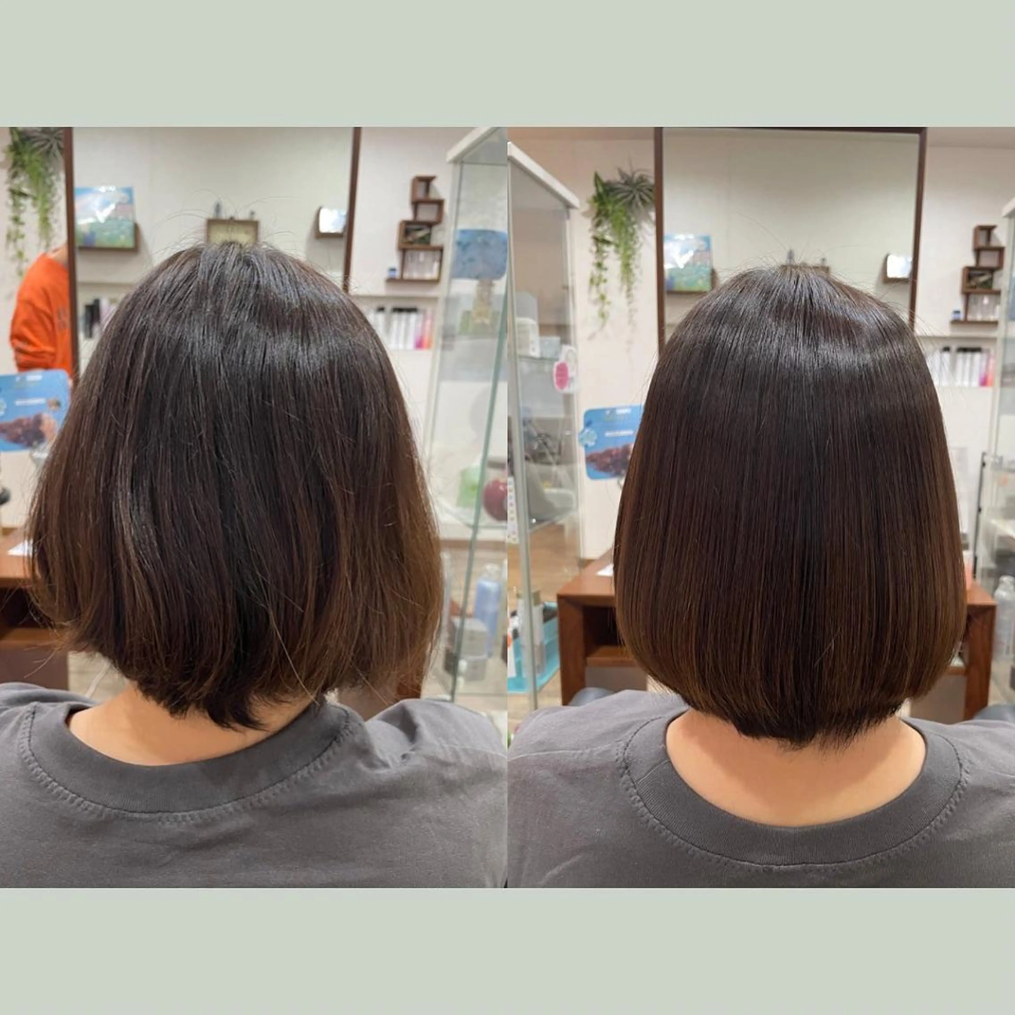 ミディアム パーマ 山田 梓のヘアスタイル