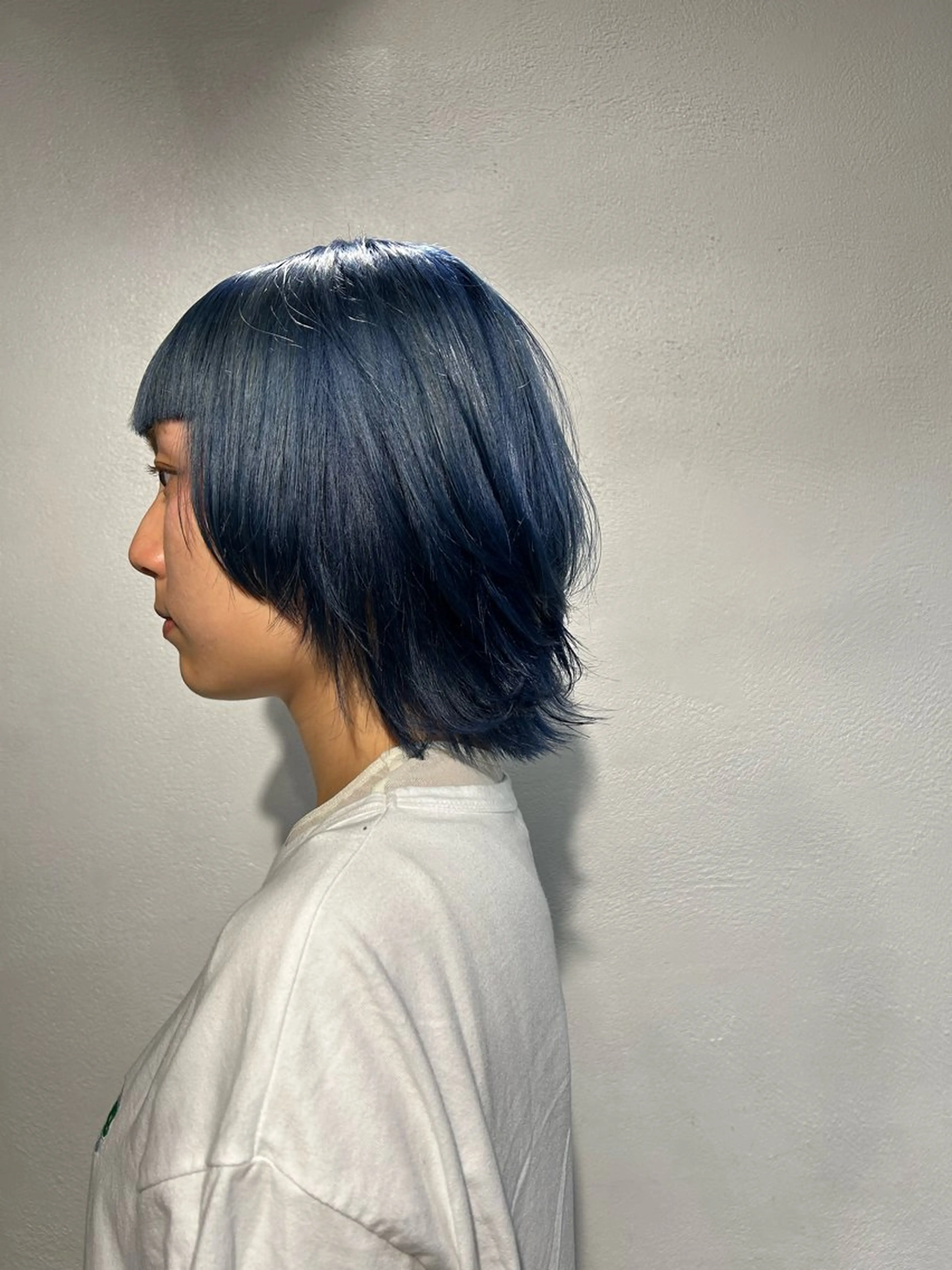 ミディアム カラー 京谷 宥のヘアスタイル