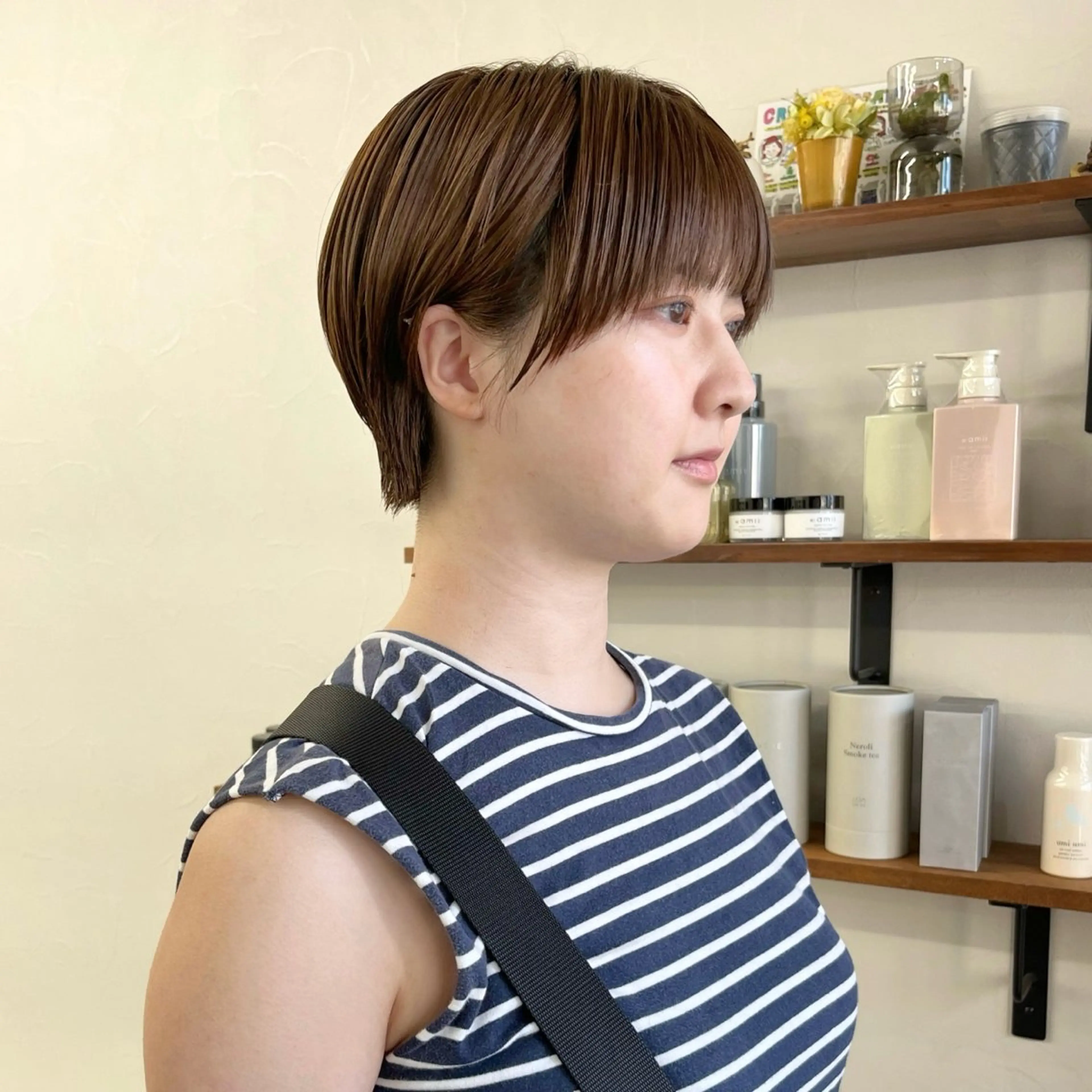 ショート ボブ 髪質改善 レイヤーカット 似合わせカット ショートヘア カット トリートメント 初めてのショート お任せください✂️のヘアスタイル