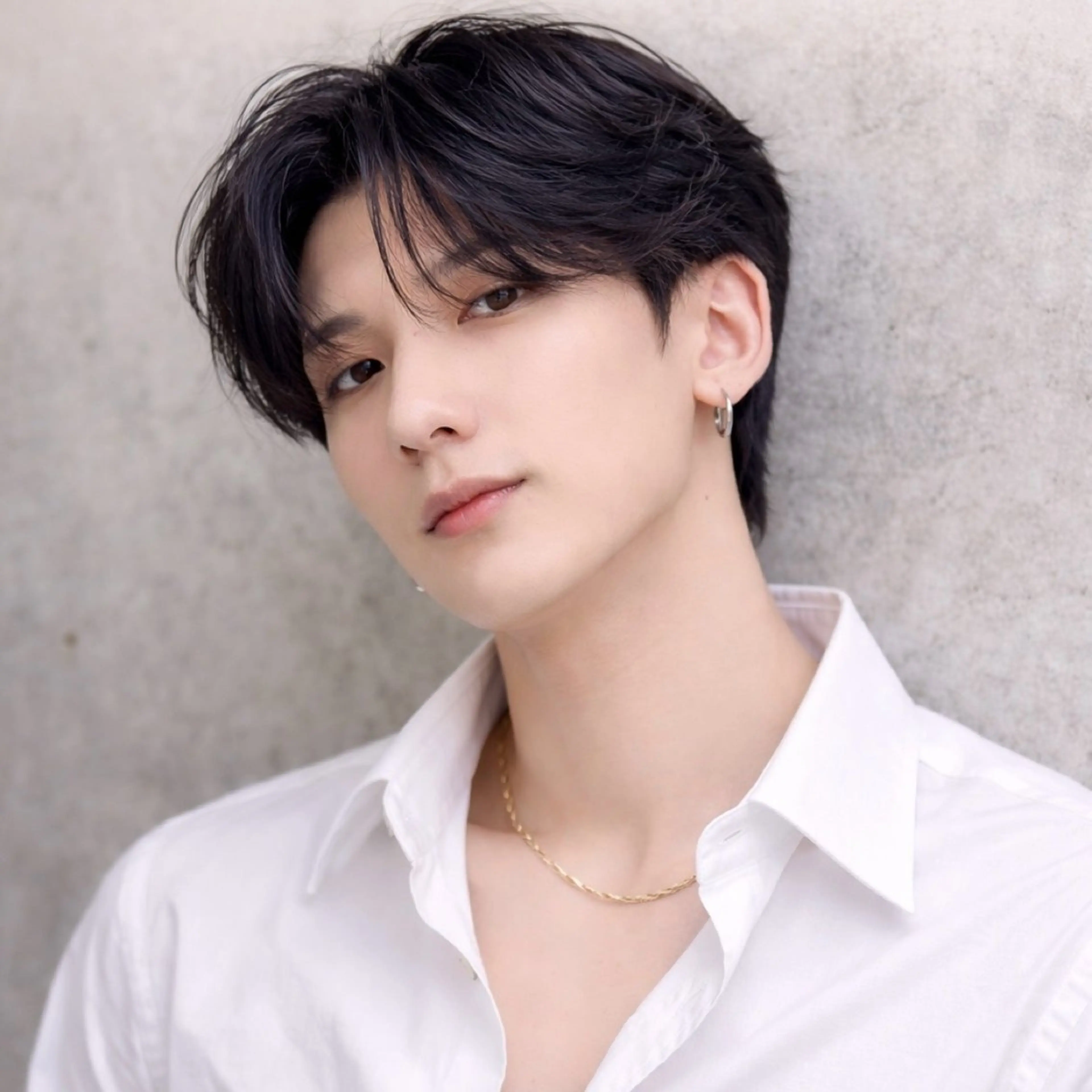 メンズ カット トリートメント シャドウ/フェザー ニュアンスヘアメンズのヘアスタイル