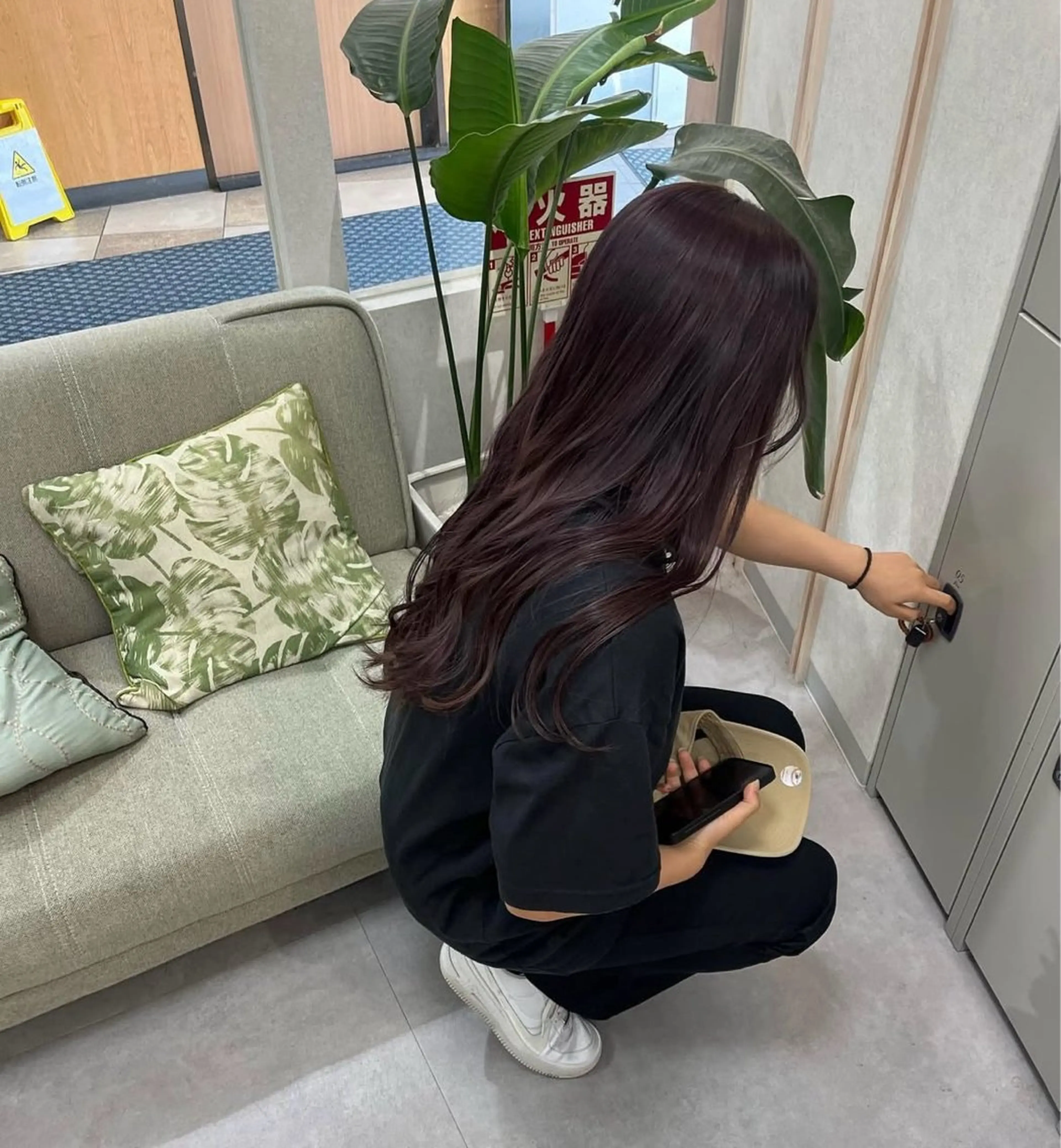 ロング 草場 遼子のヘアスタイル